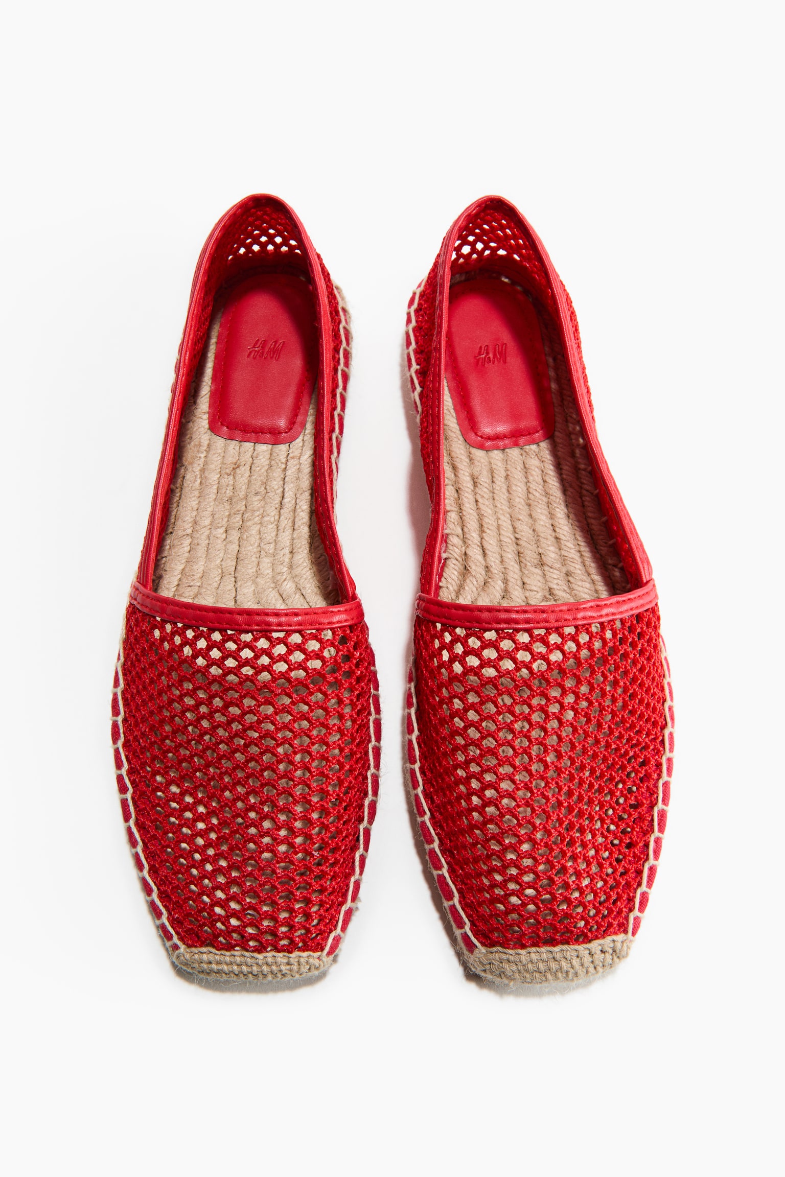 Сандалии H&M Espadrilles, цвет: Красный — фото 4