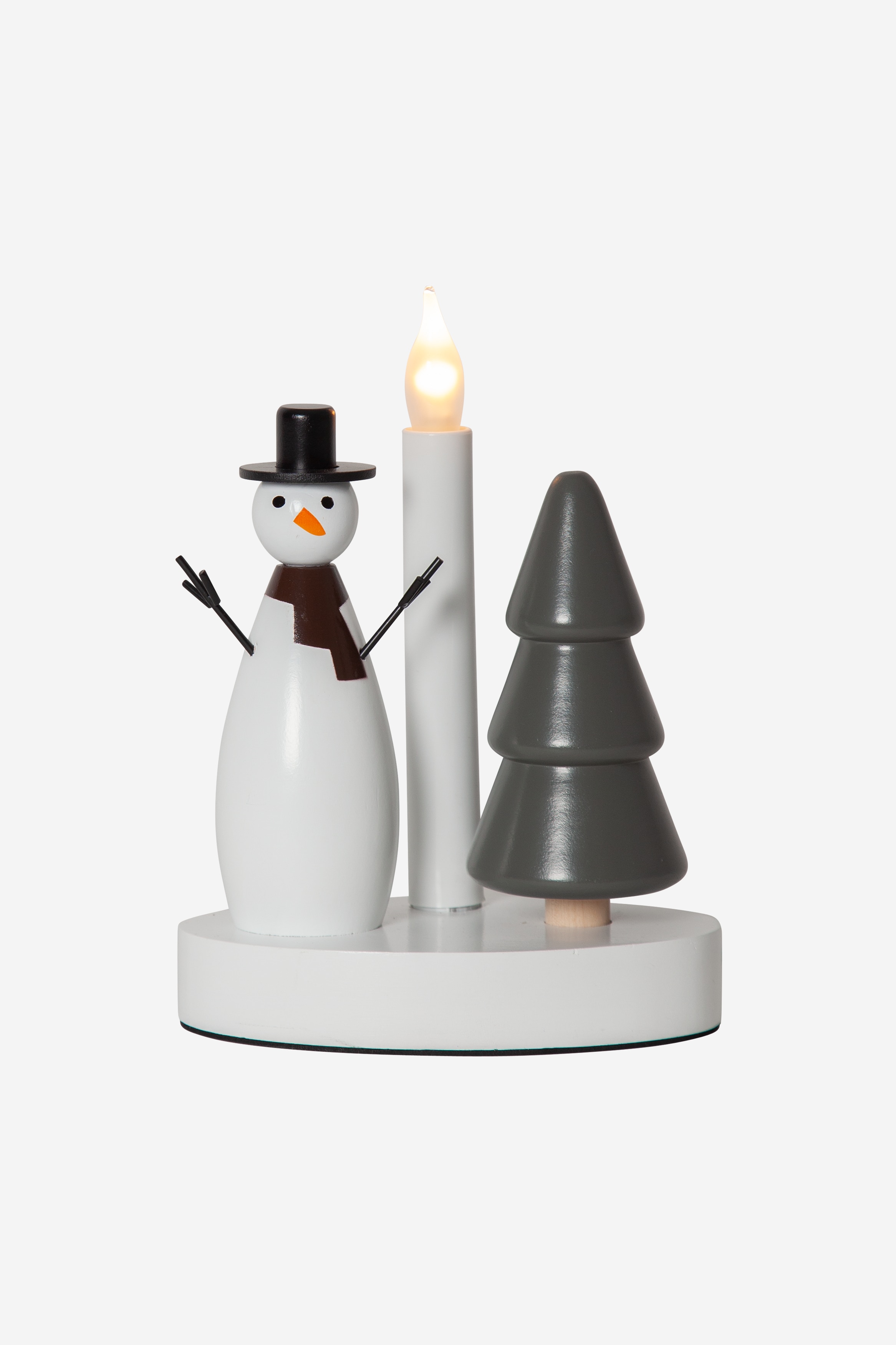 Star Trading - Christmas Joy Kandelaar - Wit