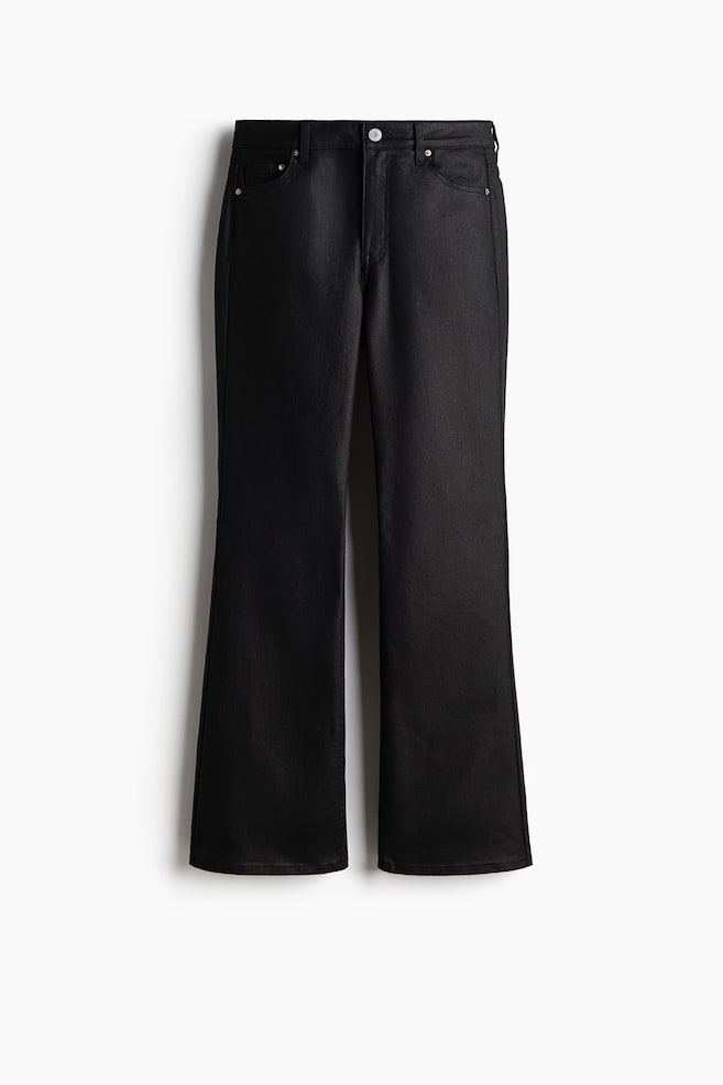Petite Fit Bootcut High Jeans - Nero/Nero - 1