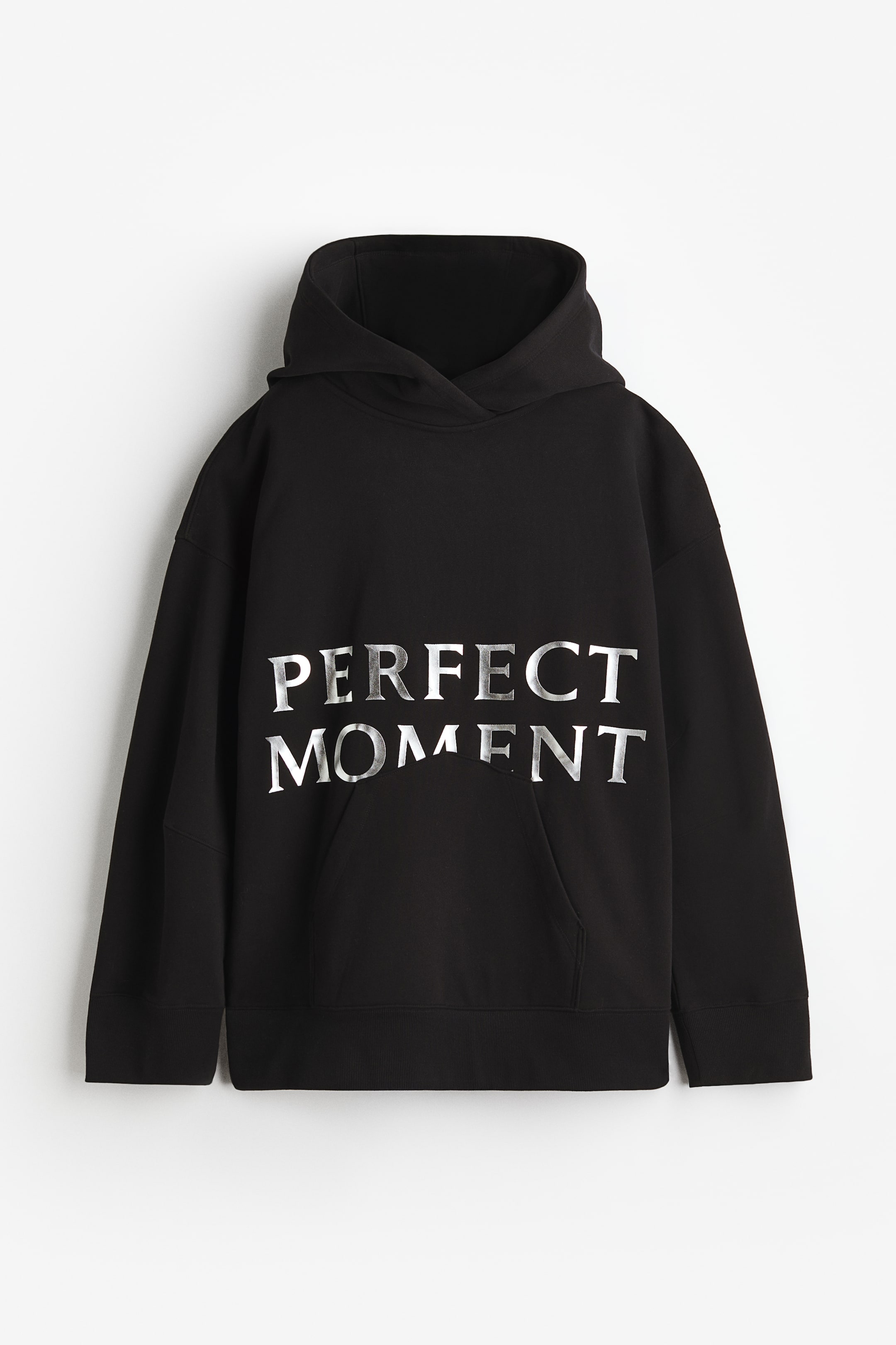 Visa större bild: Huvtröja med tryckt motiv - Svart - DAM | H&M FI 5