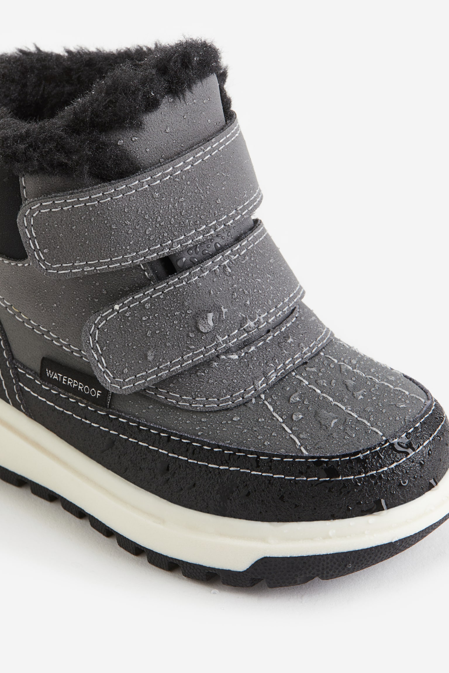 Waterproof Hi Top Sneakers - Dark grey - 4