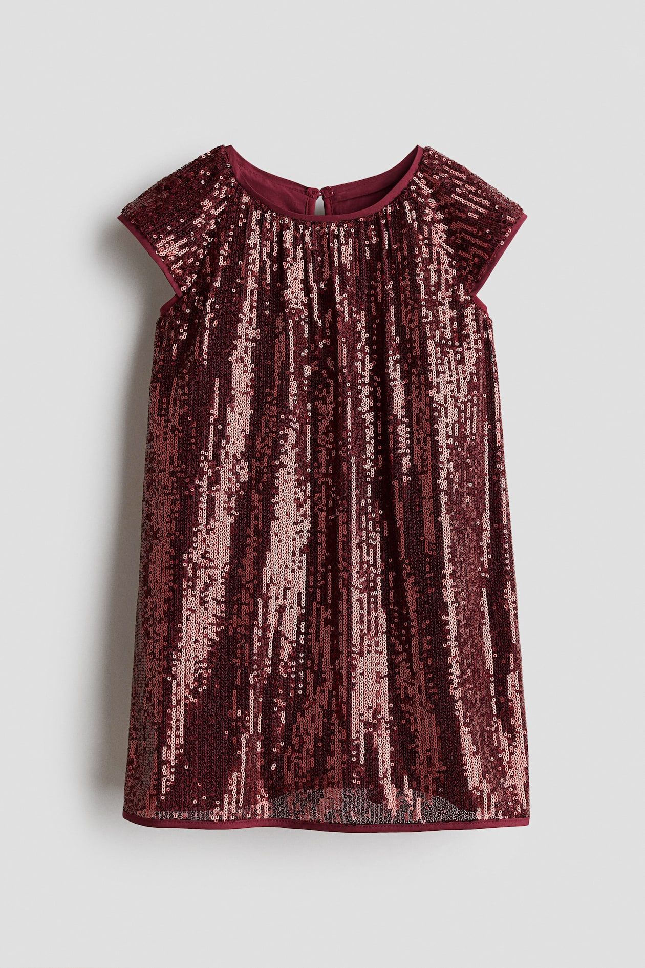 Girls - Red Sequined Dress - Size: 3T (2-3Y) - H&M Girls - Red Sequined Dress - Size: 3T (2-3Y) - H&M