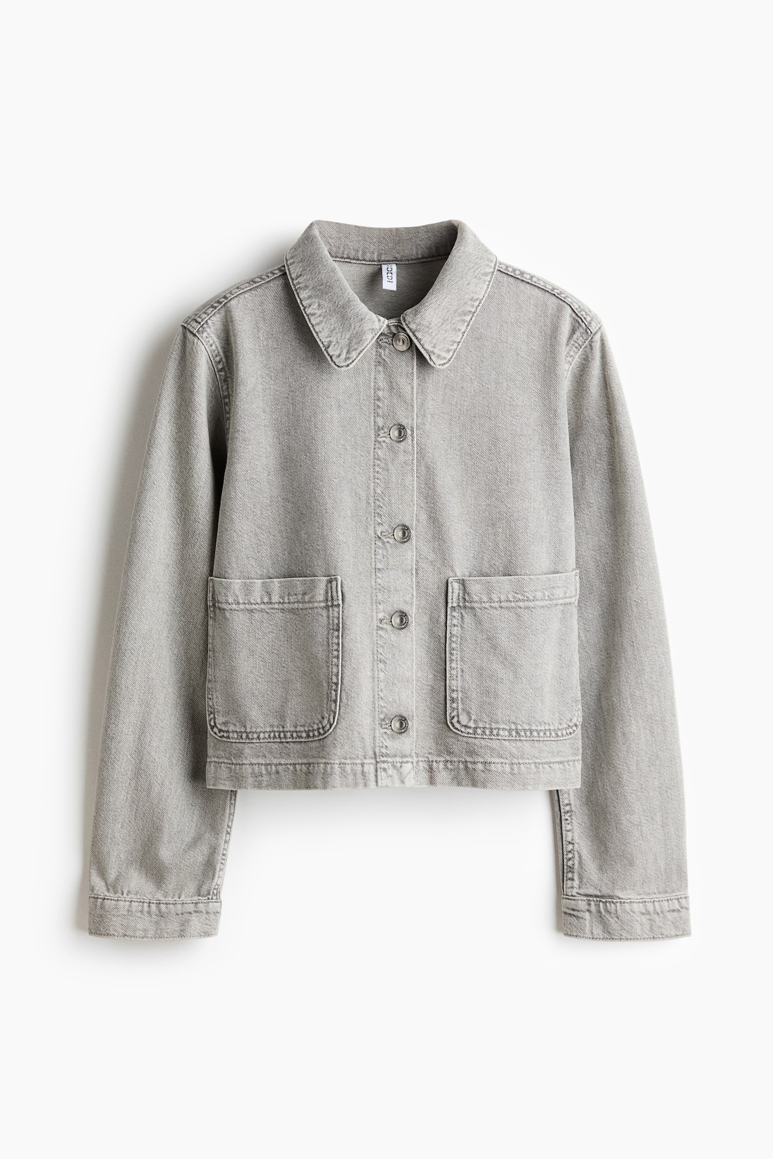 Jeansjacke - Helles Denimgrau/Helles Denimblau
