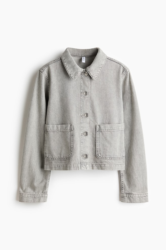 Denim Jacket - Light denim gray - 1