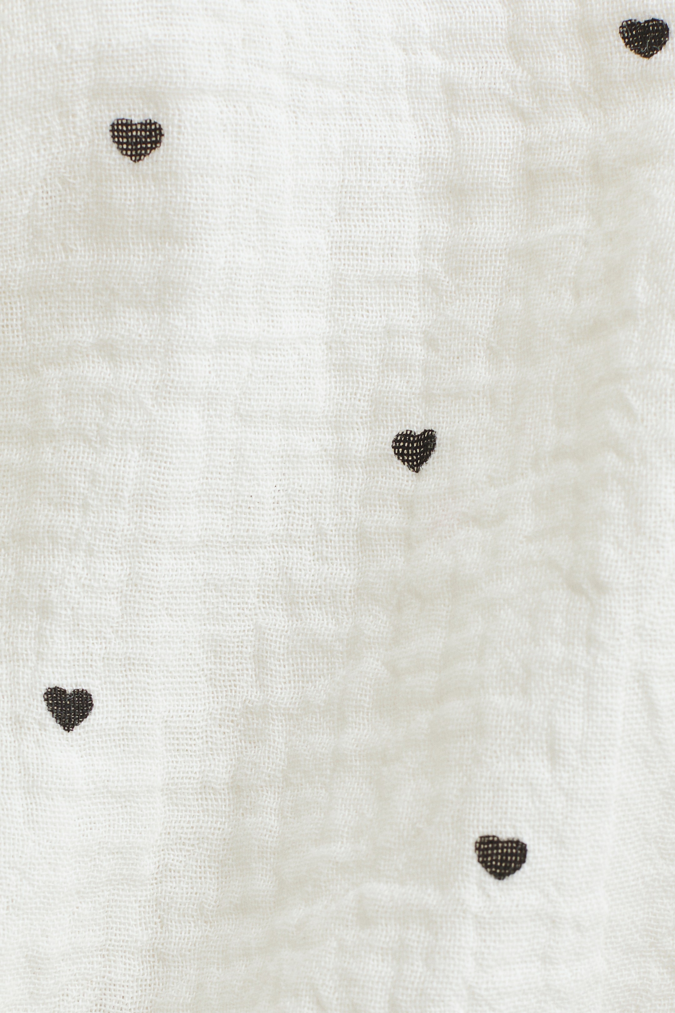 Patterned Muslin Blouse
