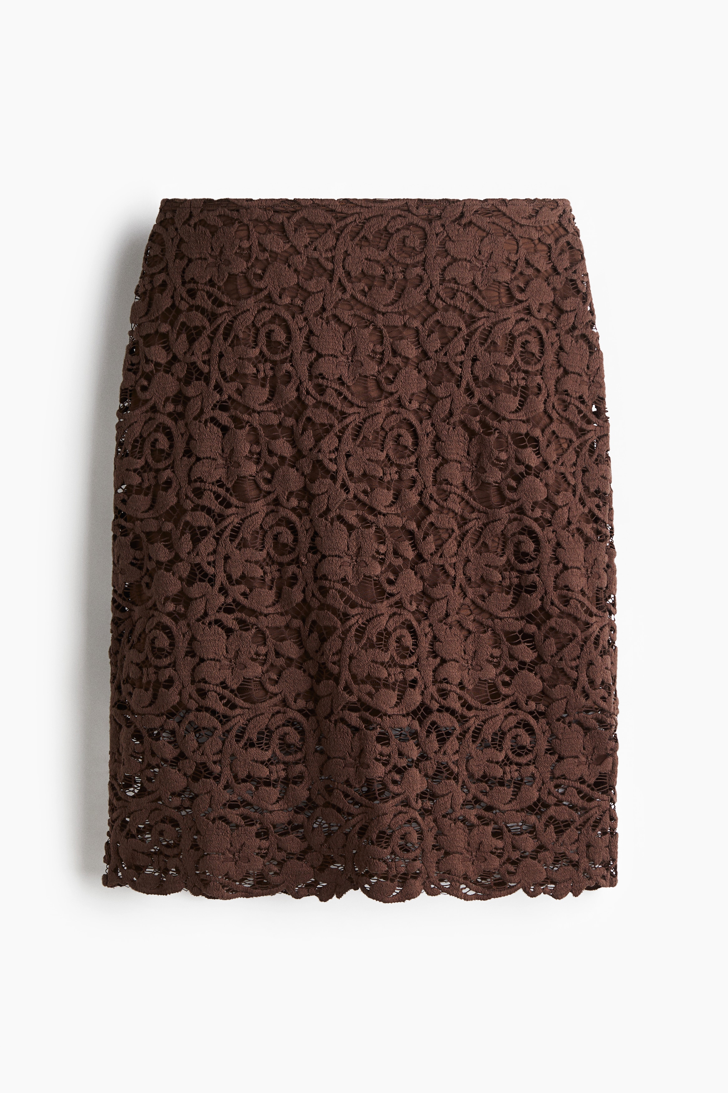 スカート Knit Lace Jagged-hem Skirt / Brown Knit Lace Jagged-hem Skirt / Brown Does anyone know of a knitting
