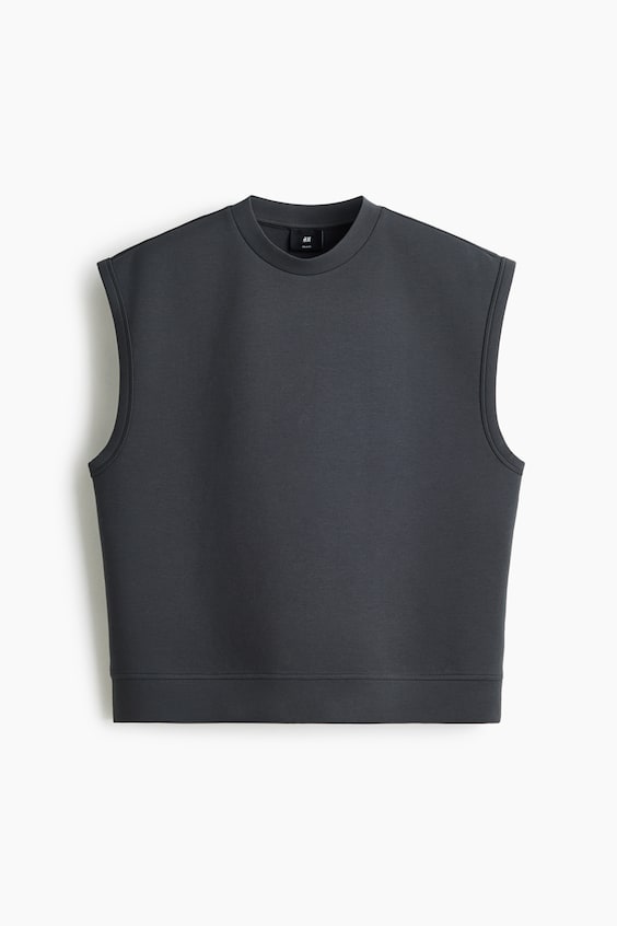 Мужские топы H&M Relaxed-Fit Scuba Tank Top