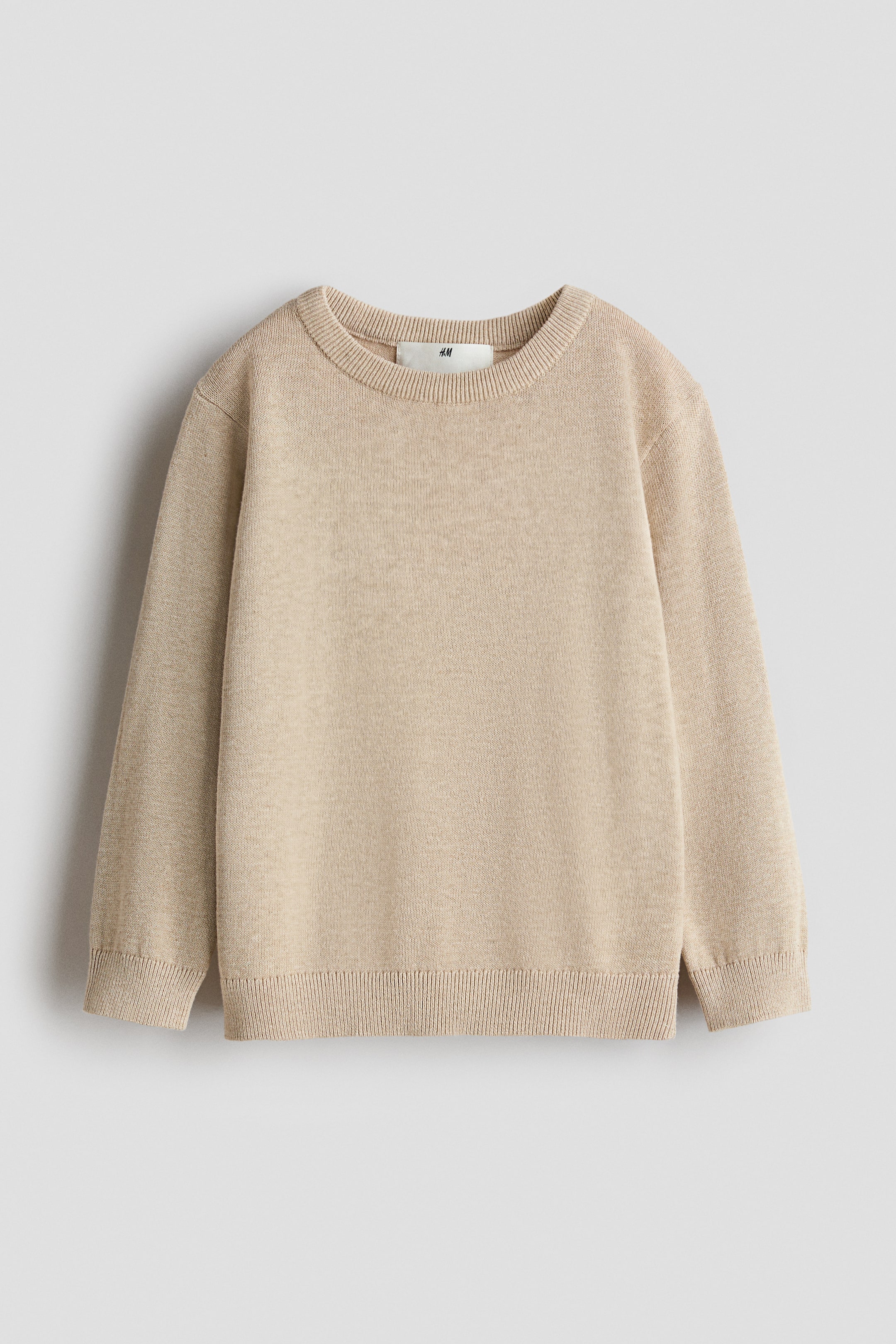 View larger image: Cotton Sweater - Beige melange - Kids | H&M US 1