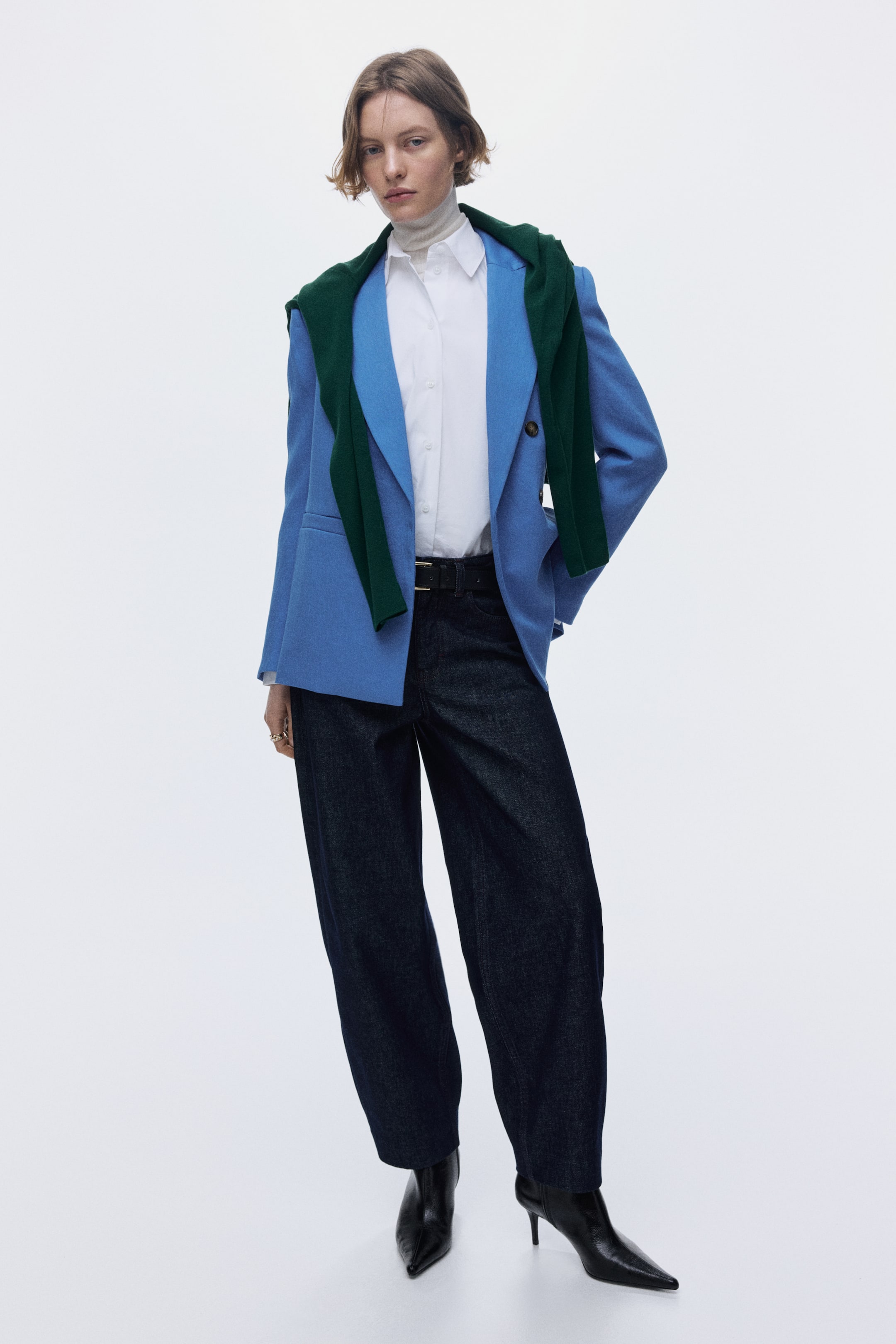 拡大画像を表示: ブレザー - ブルー - レディース | H&M JP 3