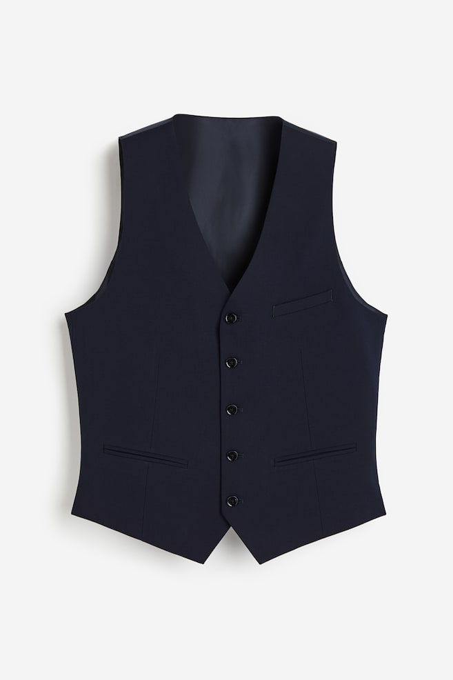 Slim Fit Suit waistcoat - Navy blue/Black/Dark blue - 2