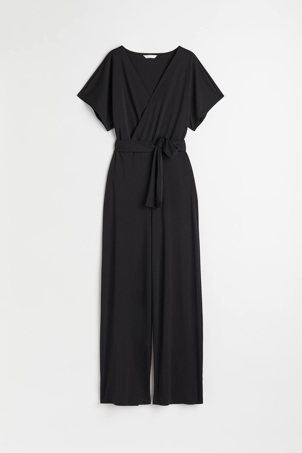 V-neck Jumpsuit - Black - Ladies | H&M US