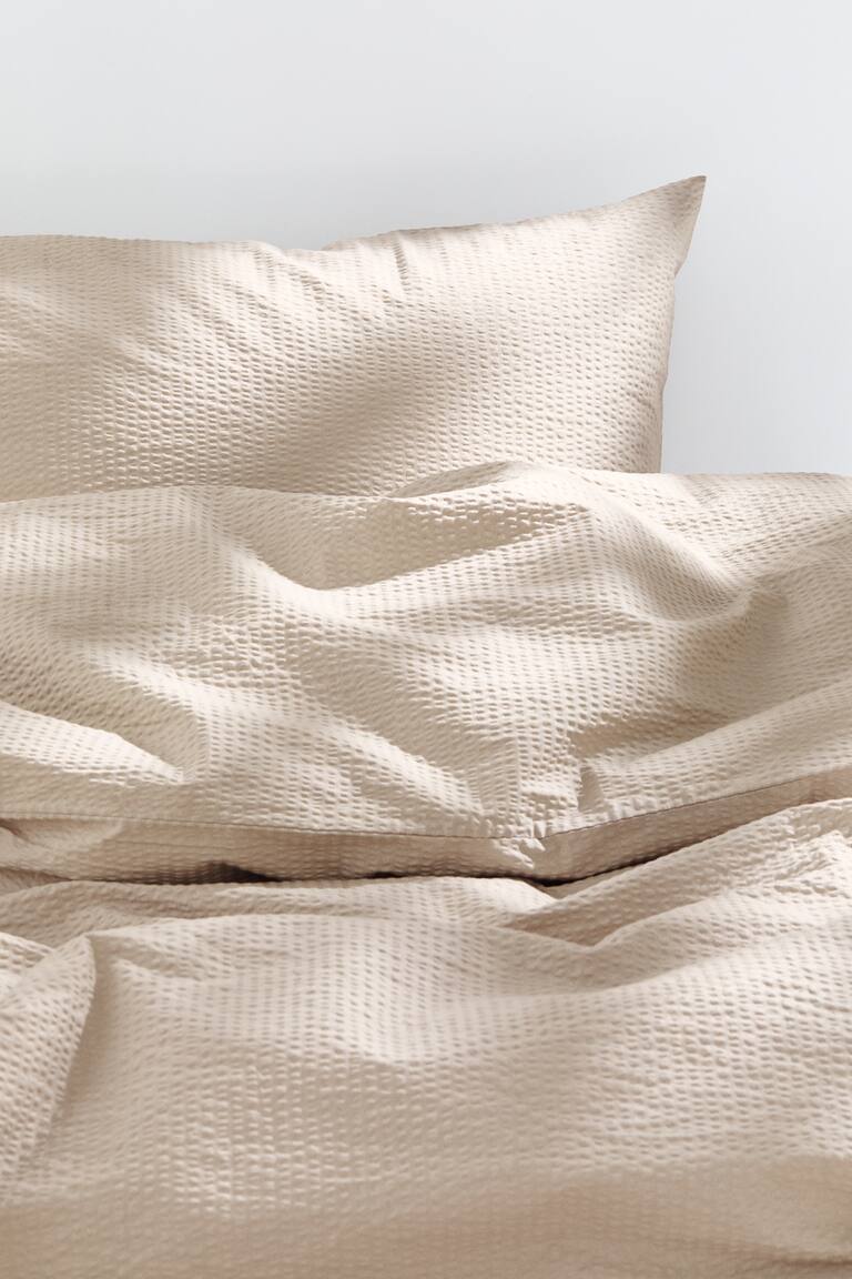 Seersucker Twin Duvet Cover Set