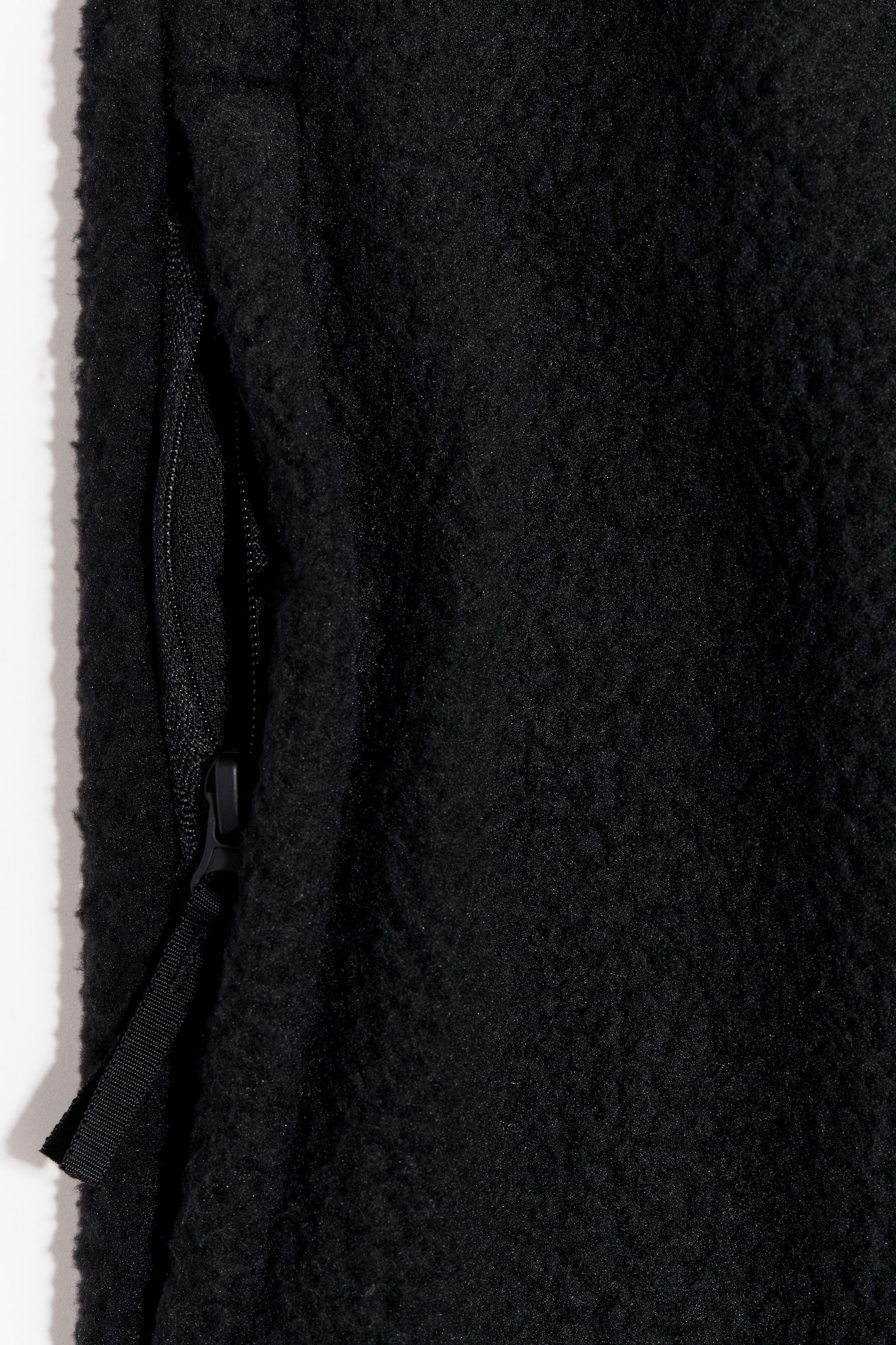 Женский жилет H&M Move Regular-Fit Teddy Fleece Sports, цвет: Чёрный — фото 6