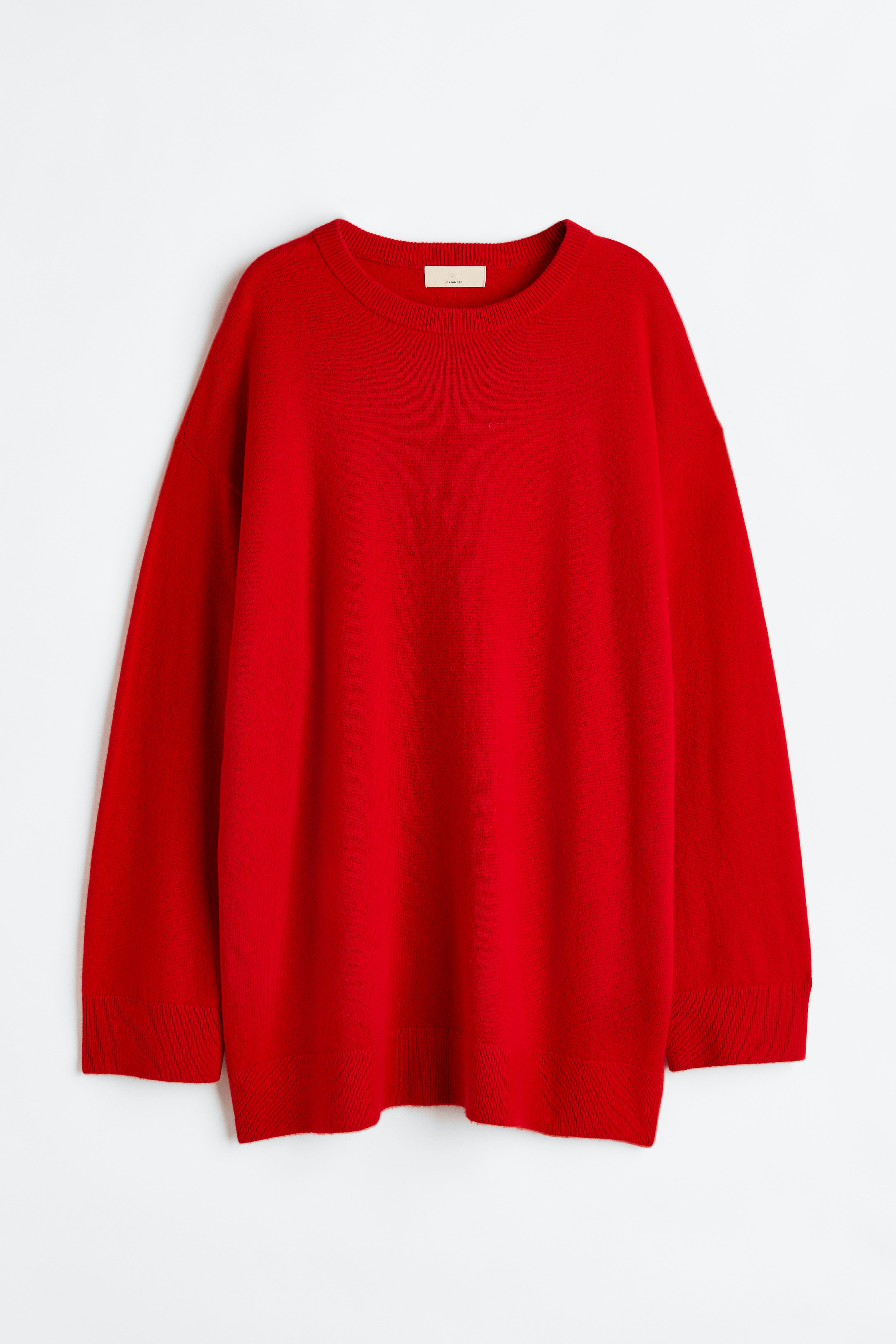 Ladies red cashmere sweater best sale