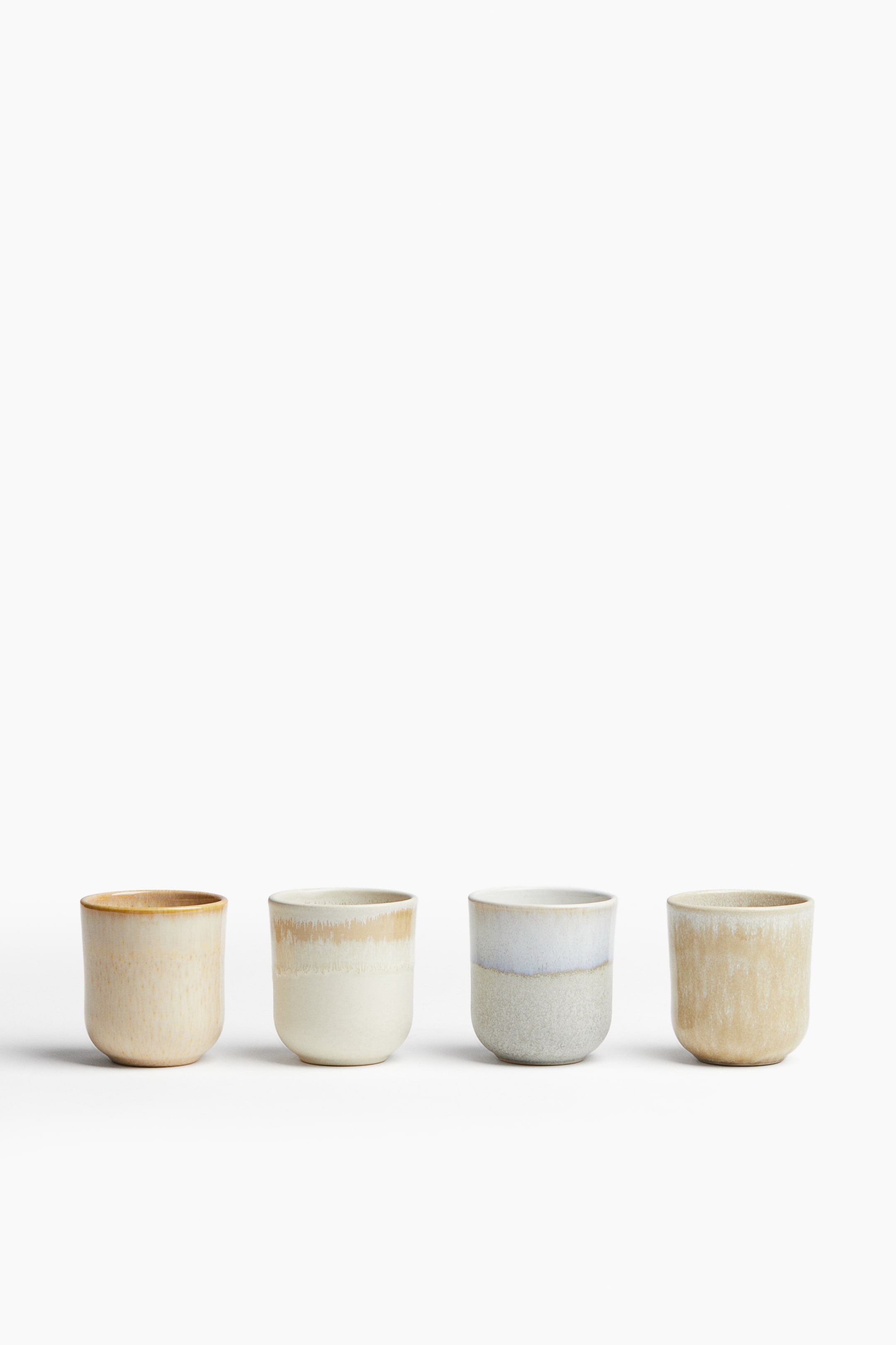 4-pack Stoneware Mugs