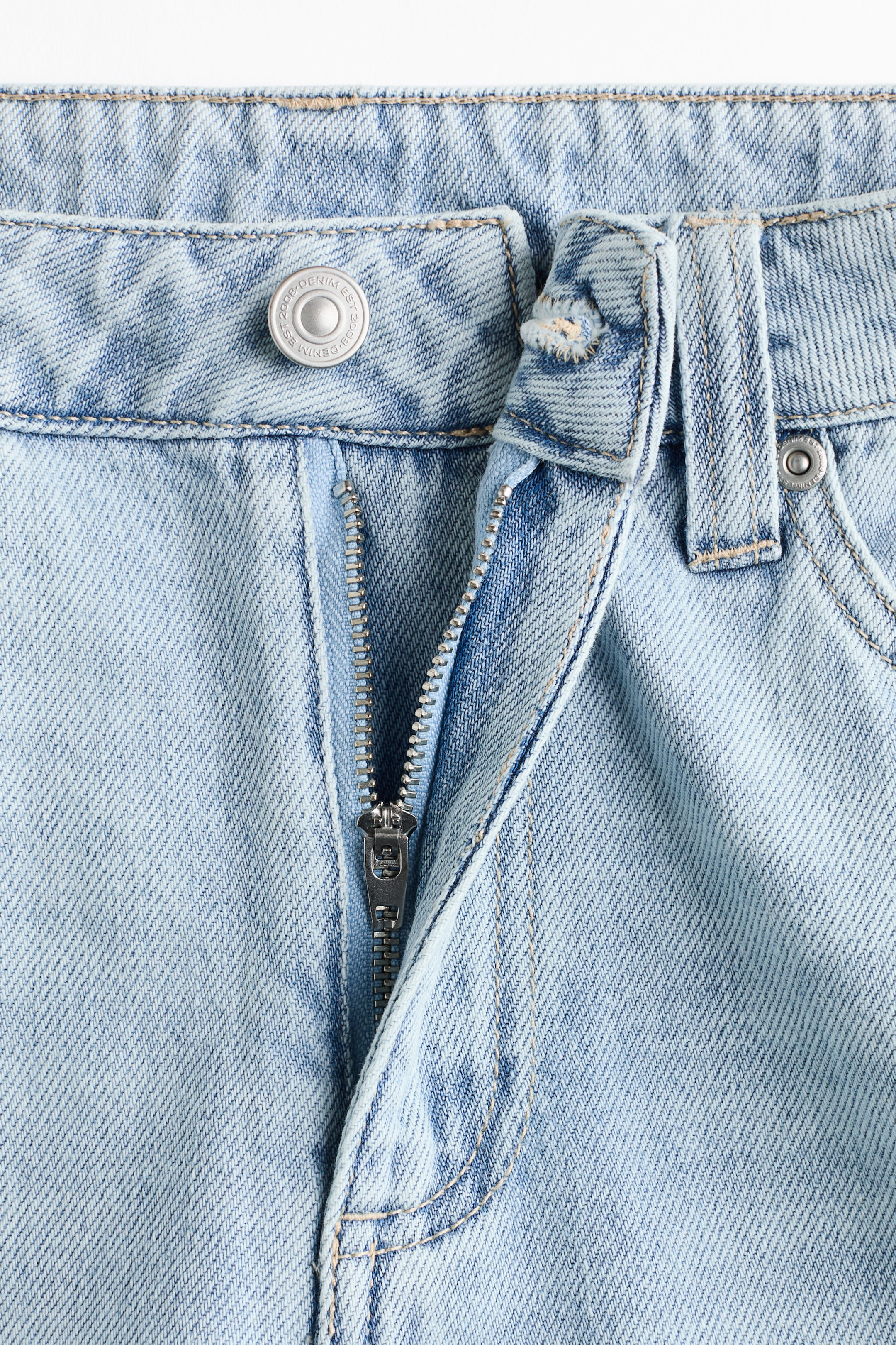 Wide-Leg Regular Waist Jeans
