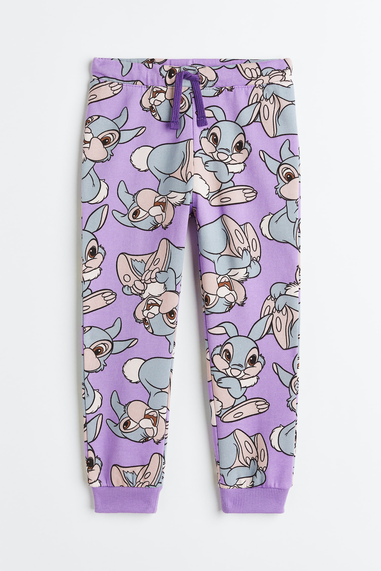 Print Track Pants - Purple/Bambi - 1