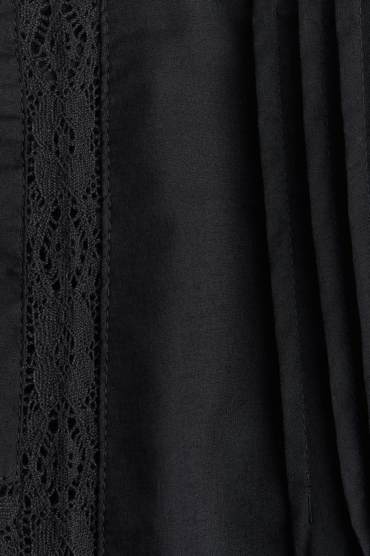 Pintucked Cotton Mini Skirt - image 5