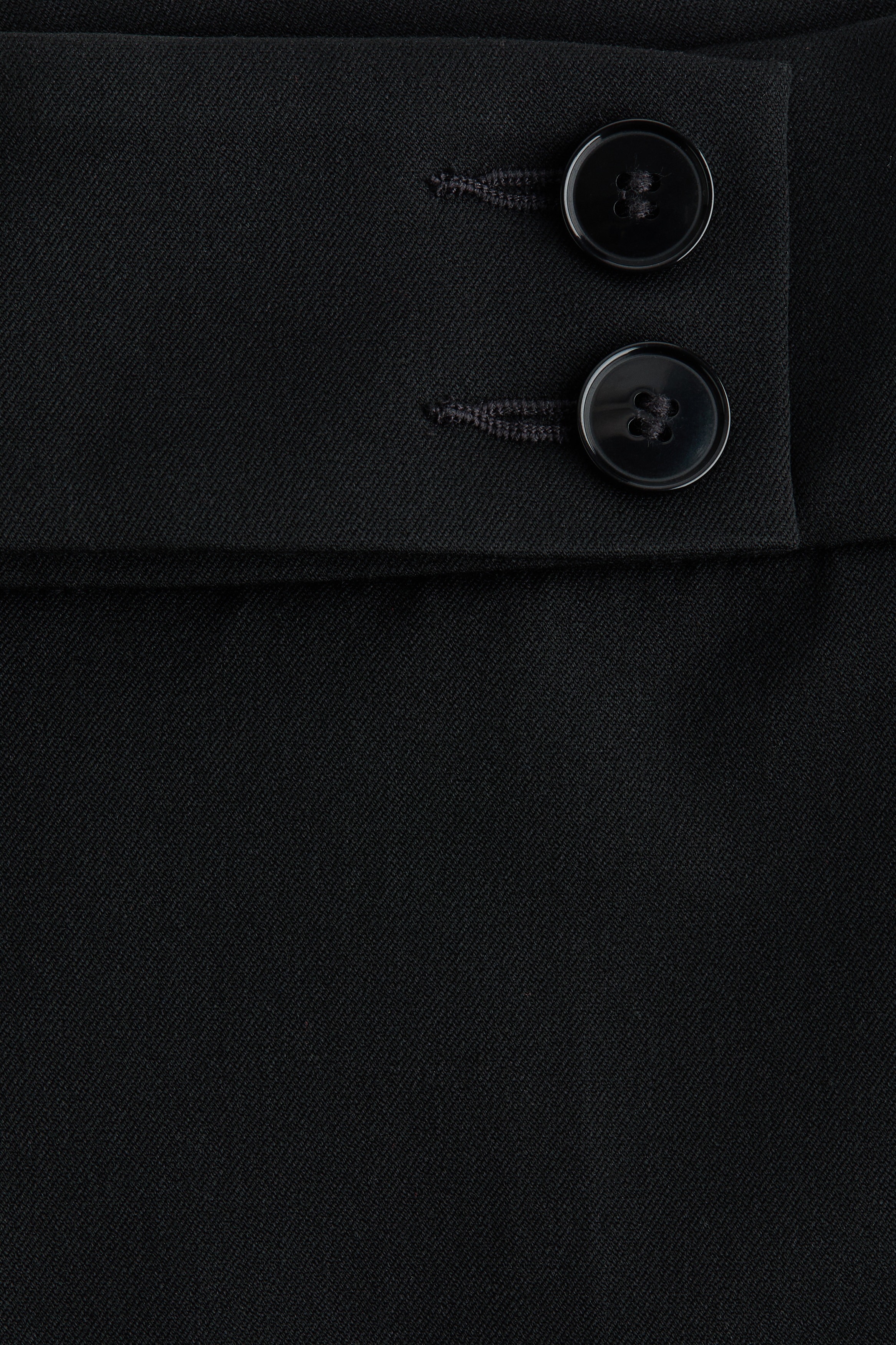 Bootcut twill trousers