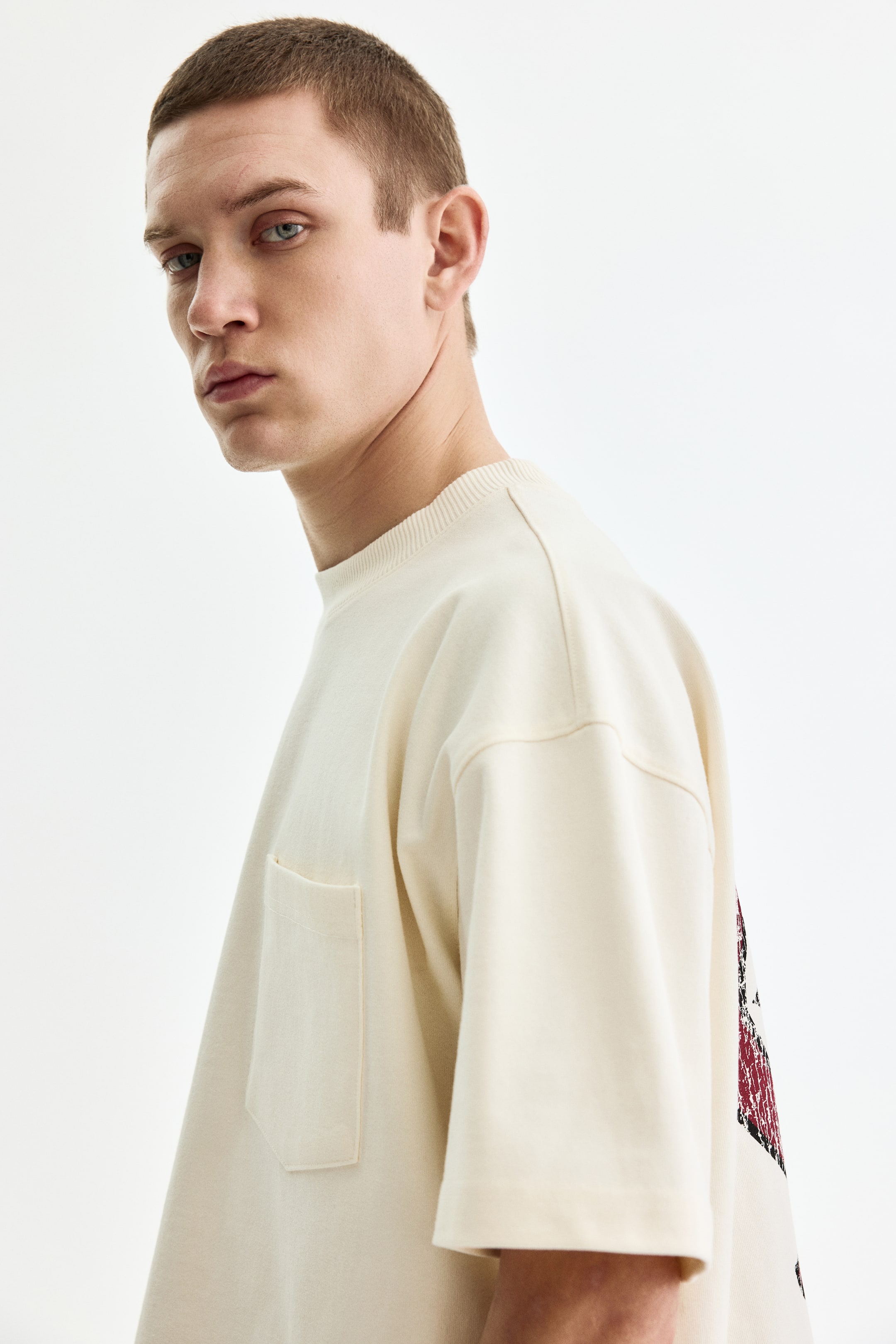 T-shirt imprimé grande taille