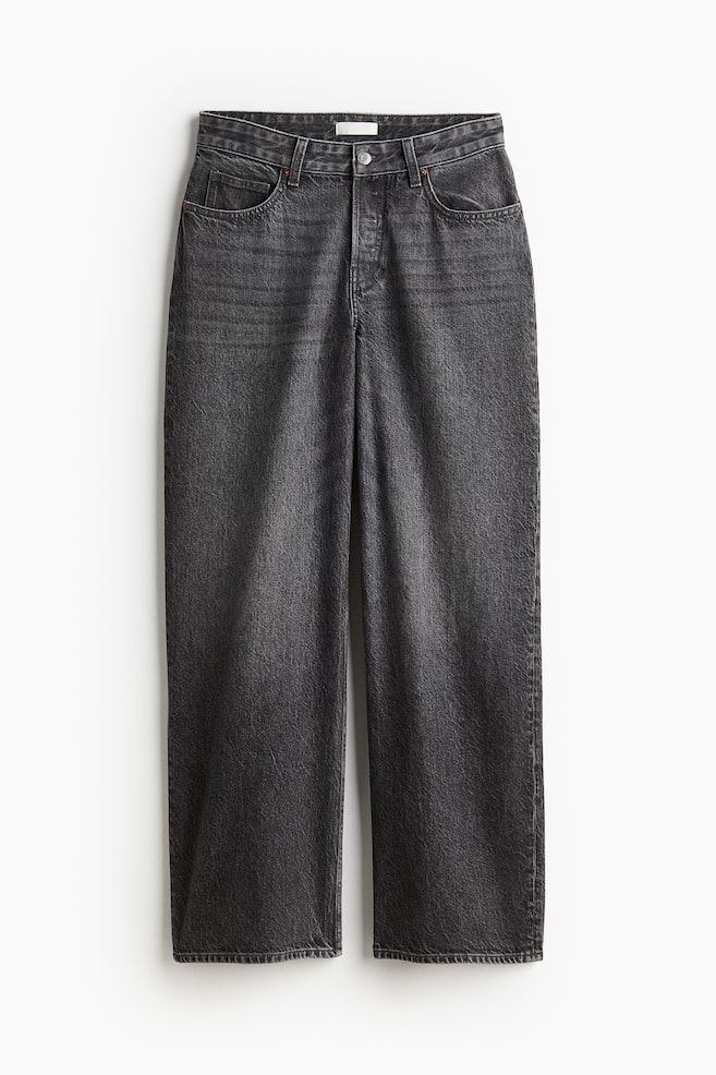 Wide jeans - Dark denim grey/Light denim grey - 1