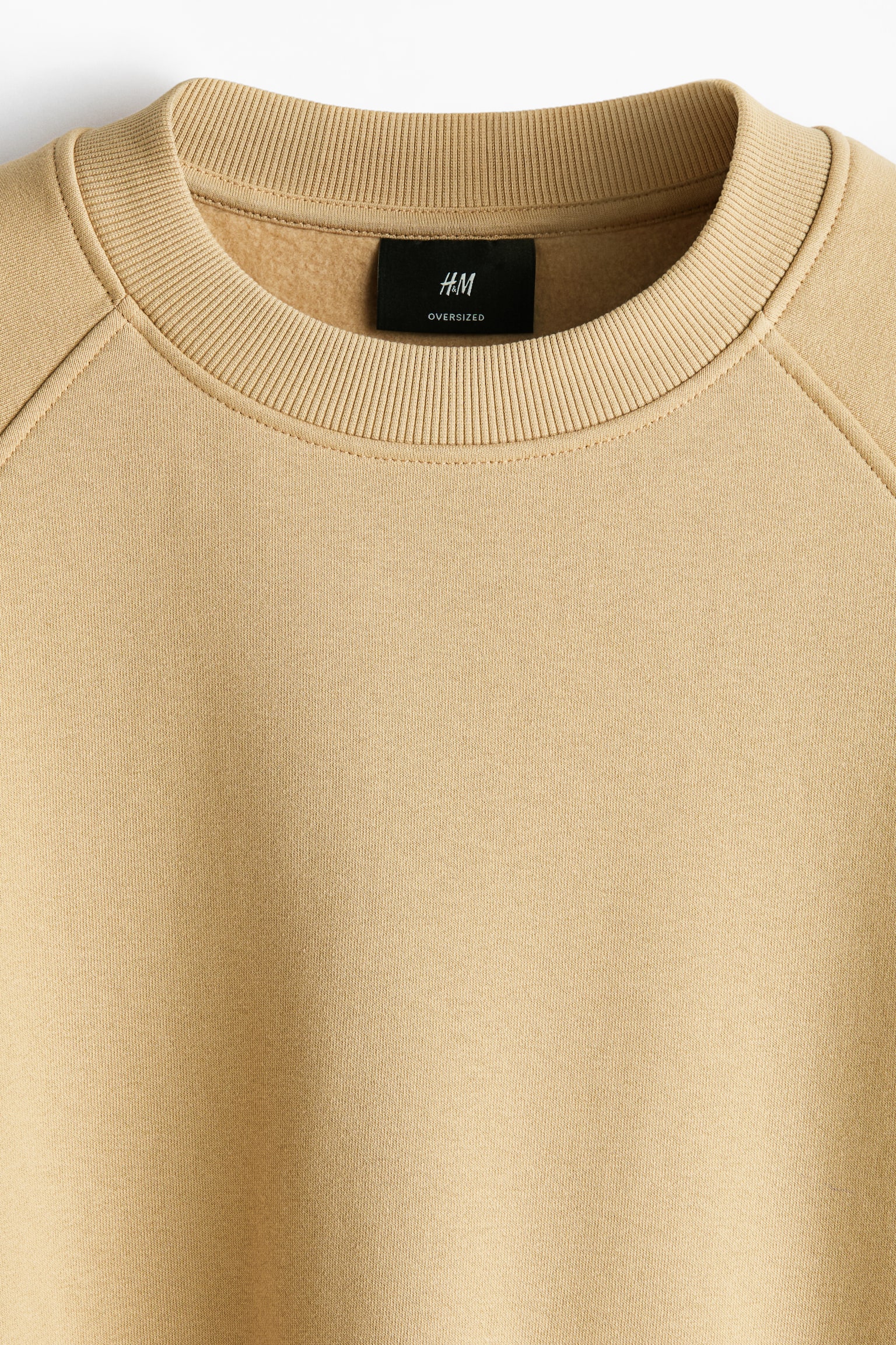 Melegítőfelső Oversized Fit - Bézs/Kék/Sötét khakizöld/Szürke melír/Fekete/Plum purple - 4