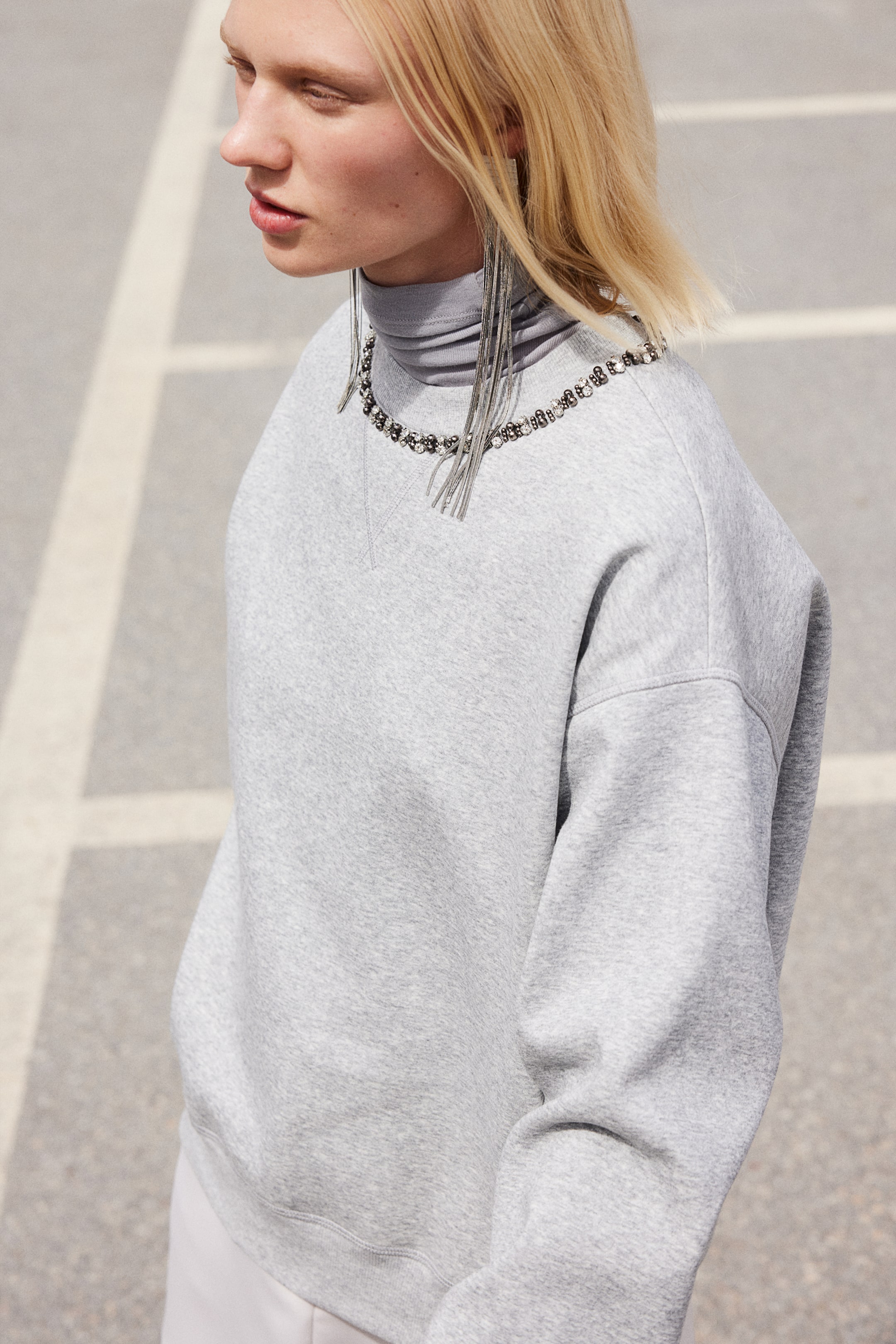 Embellished Sweatshirt