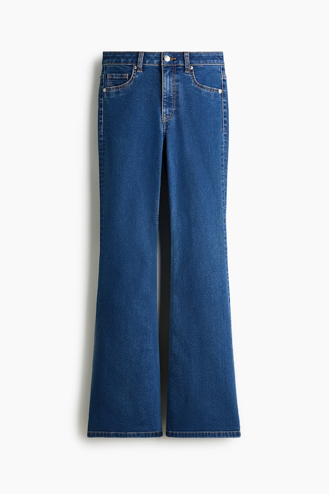 Flared High Jeans - Denim blue/Denim blue/Light denim blue/Washed grey/Black/Washed out/Dark denim blue/White/Washed denim blue/Pale denim blue/Burgundy/Light grey/Black - 1
