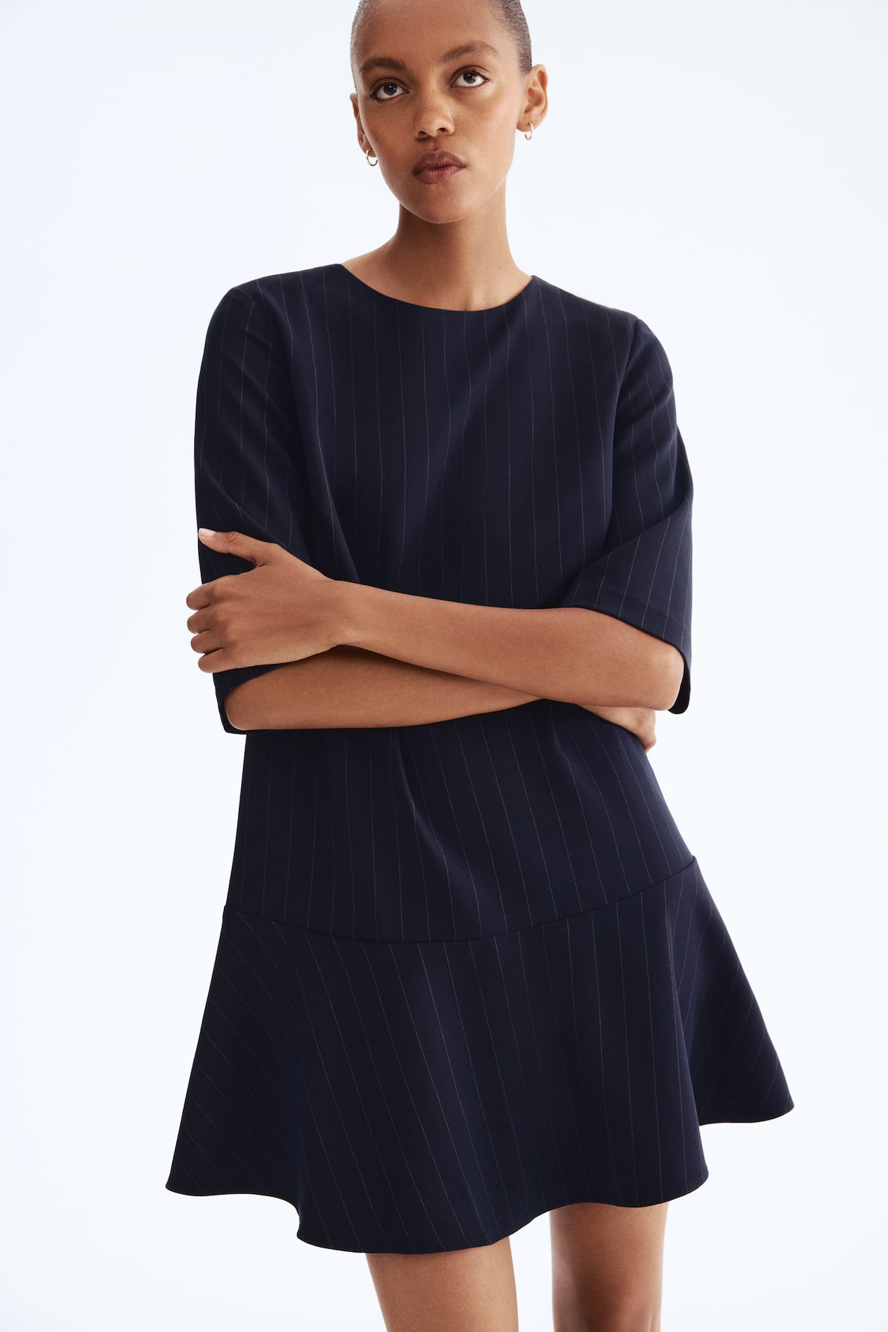 Circle-Skirt Shift Dress