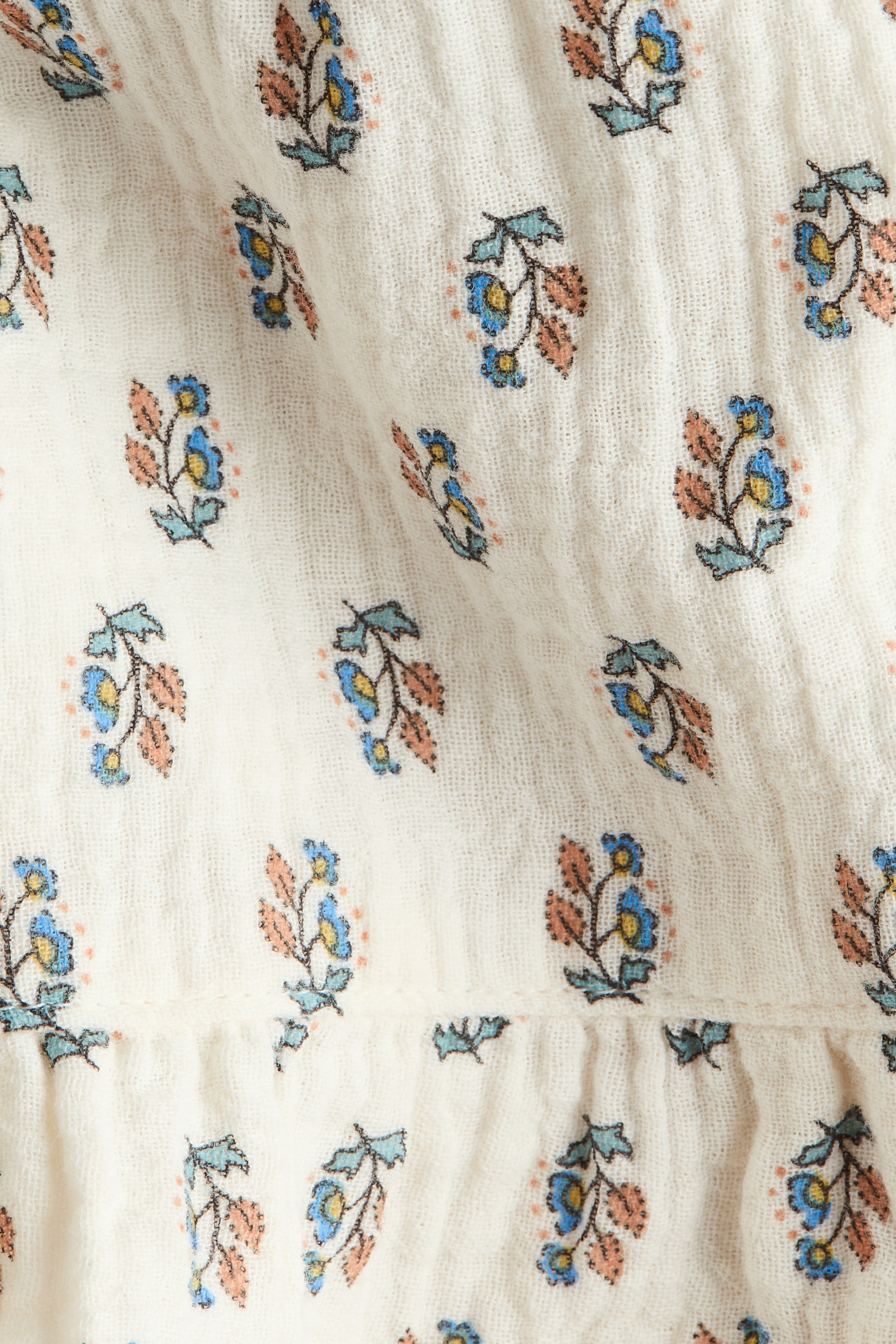 Cotton Muslin Shoulder-Strap Dress