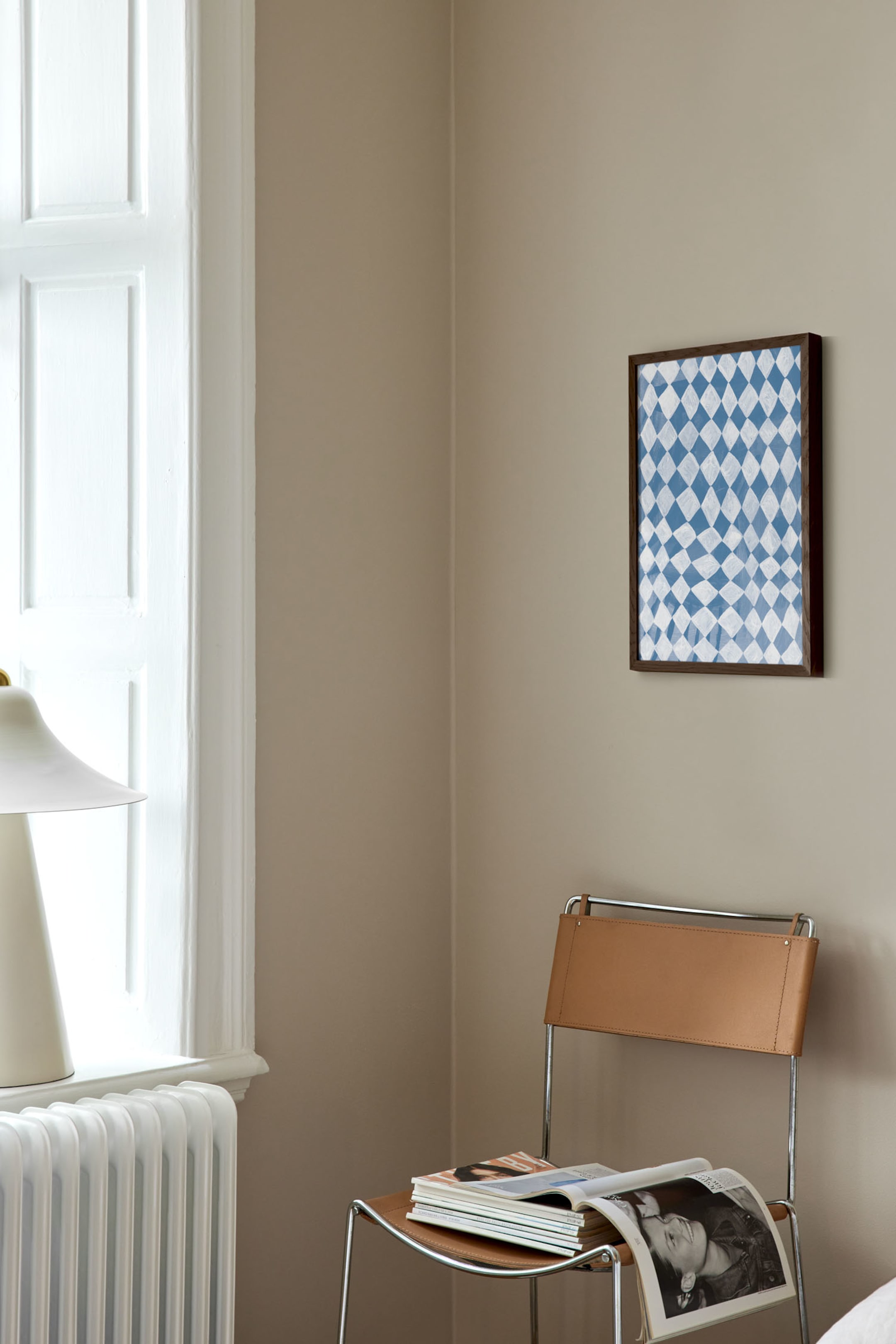 Größeres Bild anzeigen: Blue Squares Poster - Blau/weiß - Postery - Home All | H&M AT 1