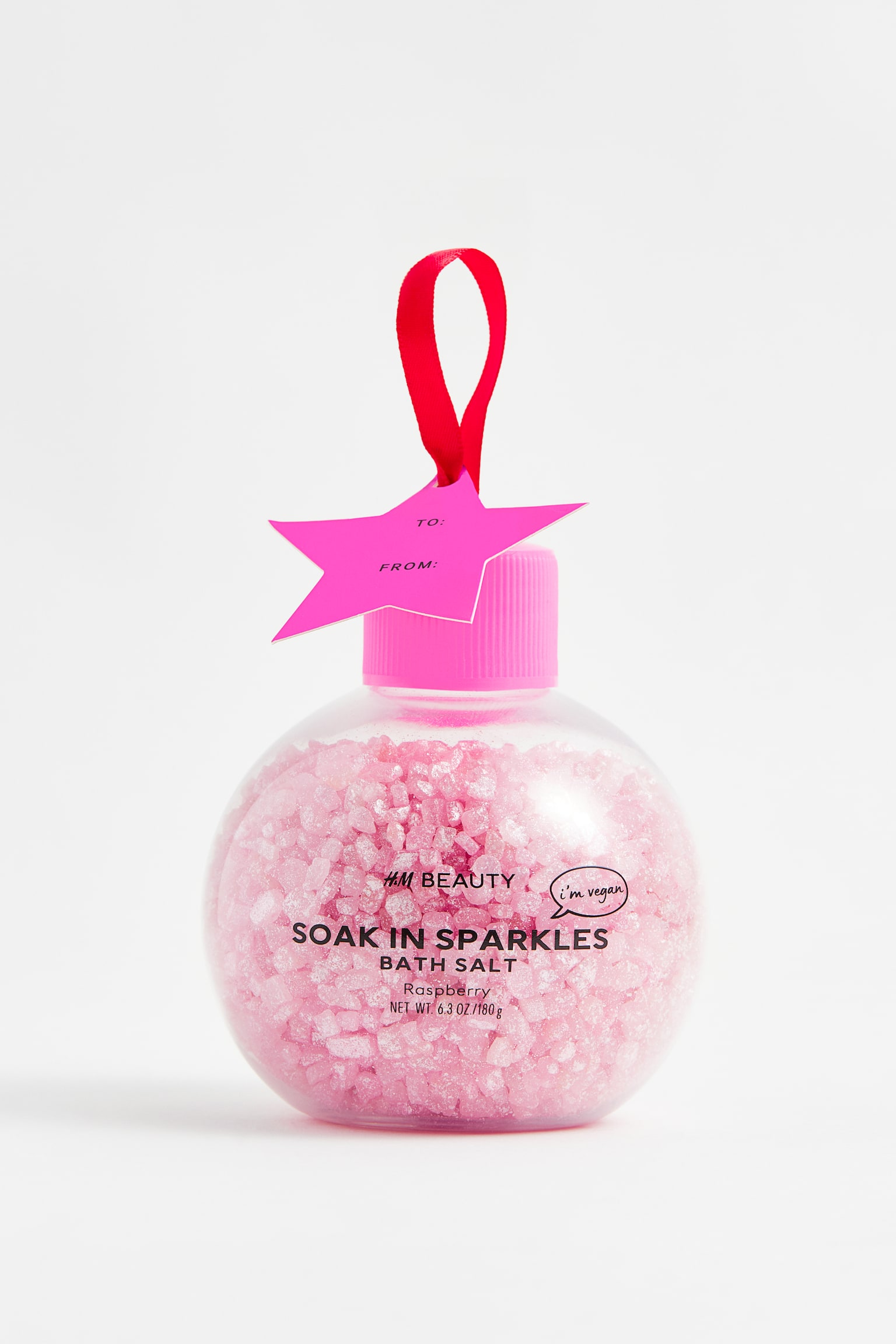 Boule avec sels de bain - Rose clair - 1