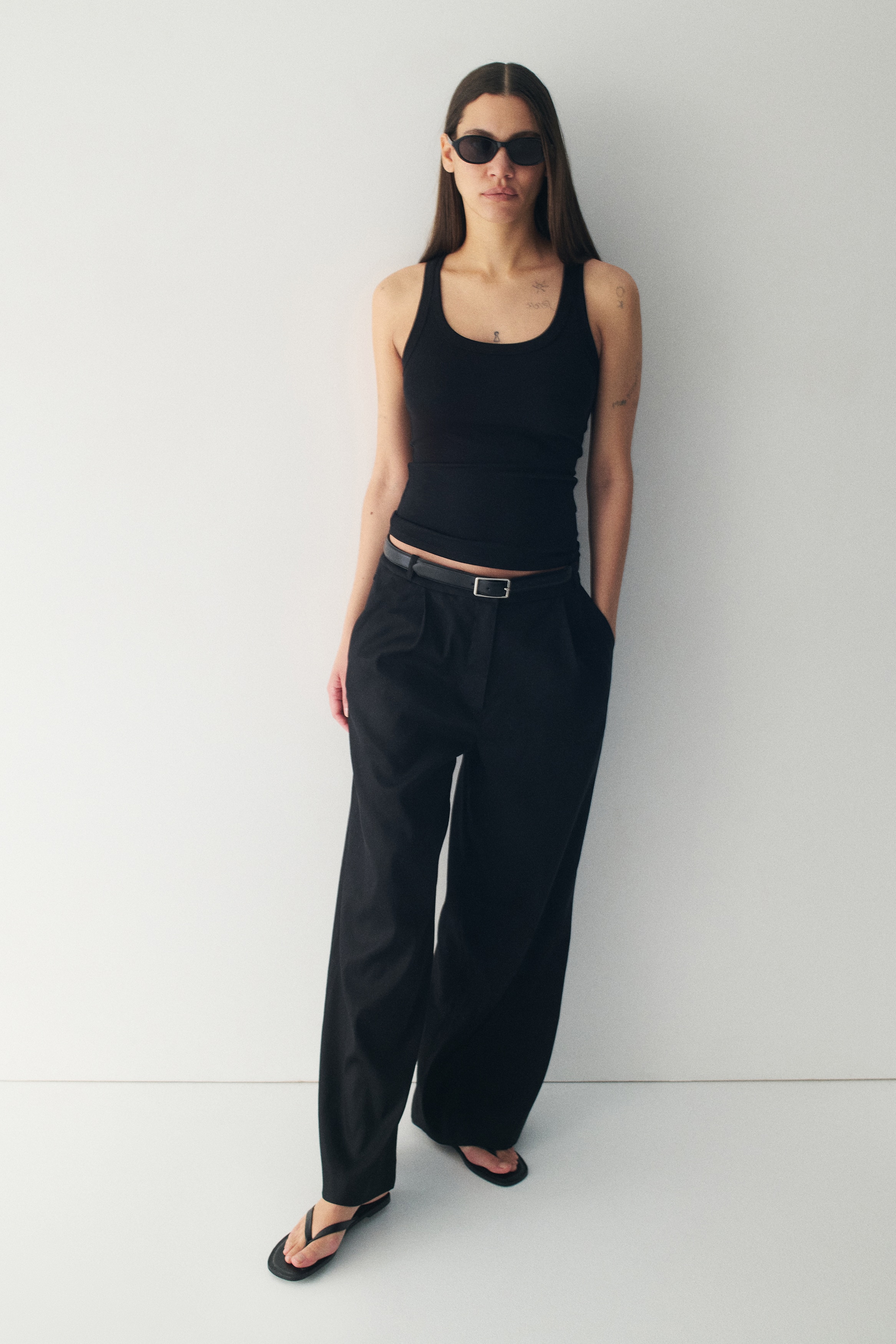 Cooling Slim Fit Ribbed vest top