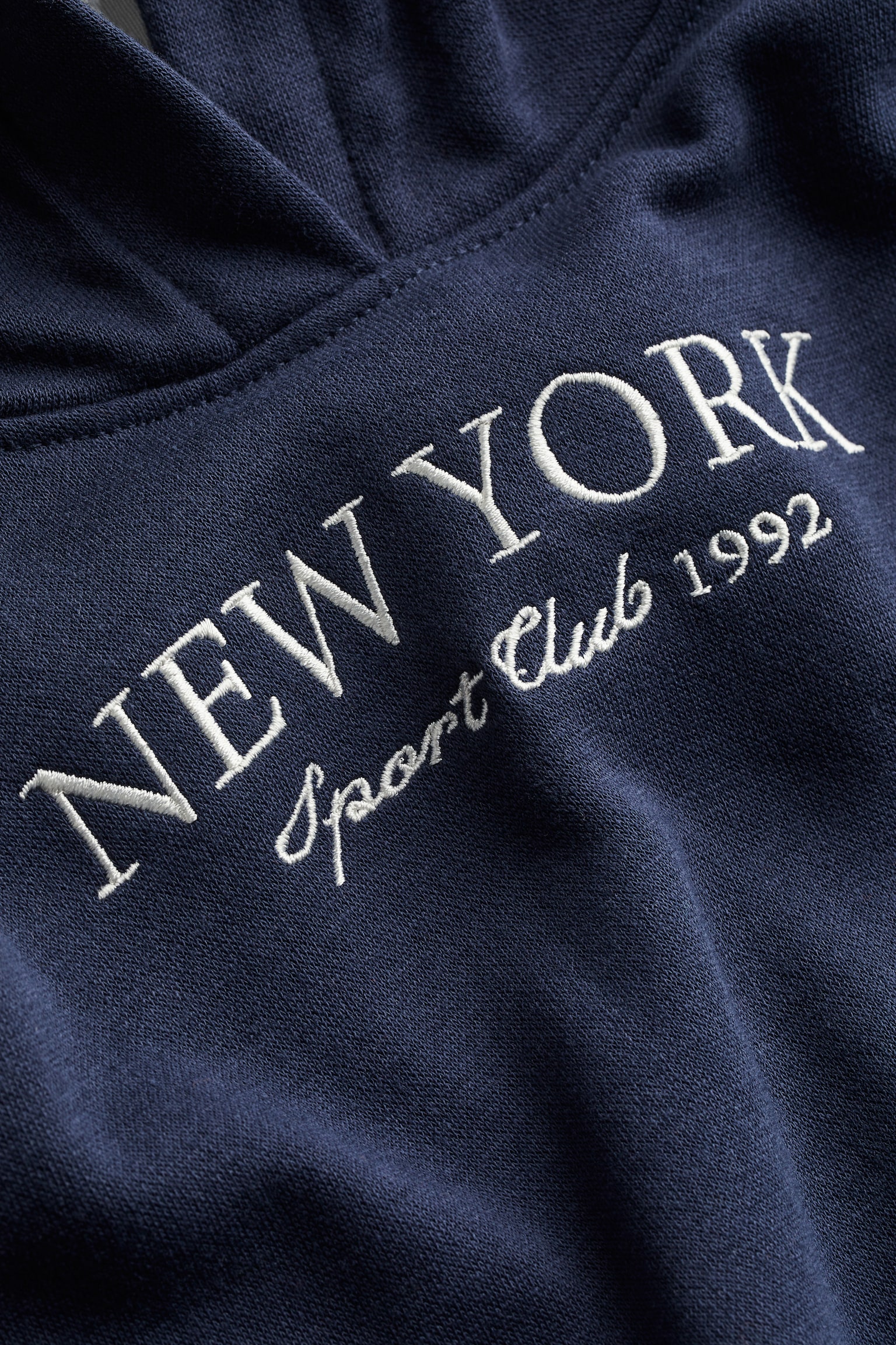 Oversized motif-detail hoodie - Navy blue/New York/Dark grey/Butterflies/Light beige/Star - 2