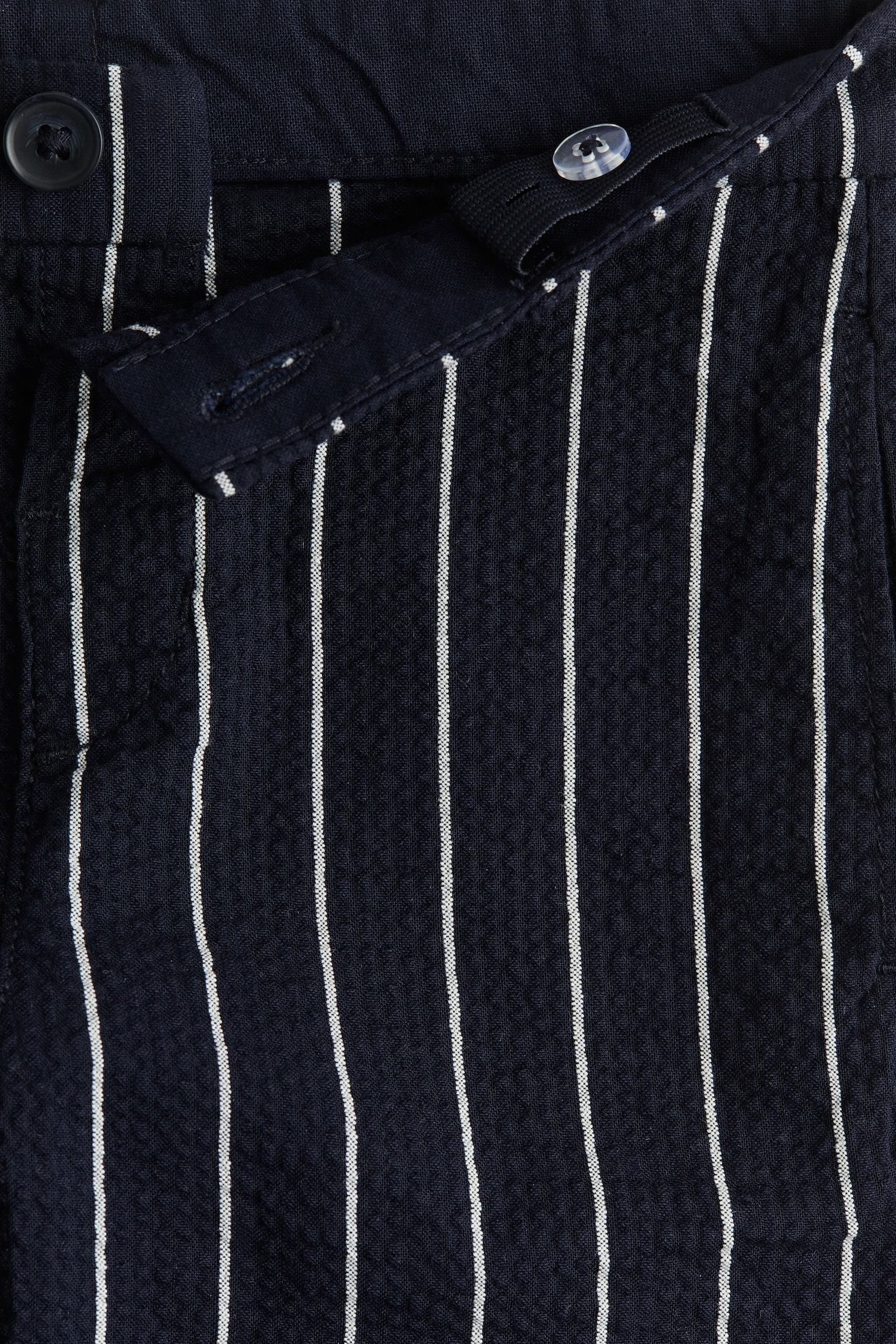 3-piece seersucker set - Navy blue/Striped - 2