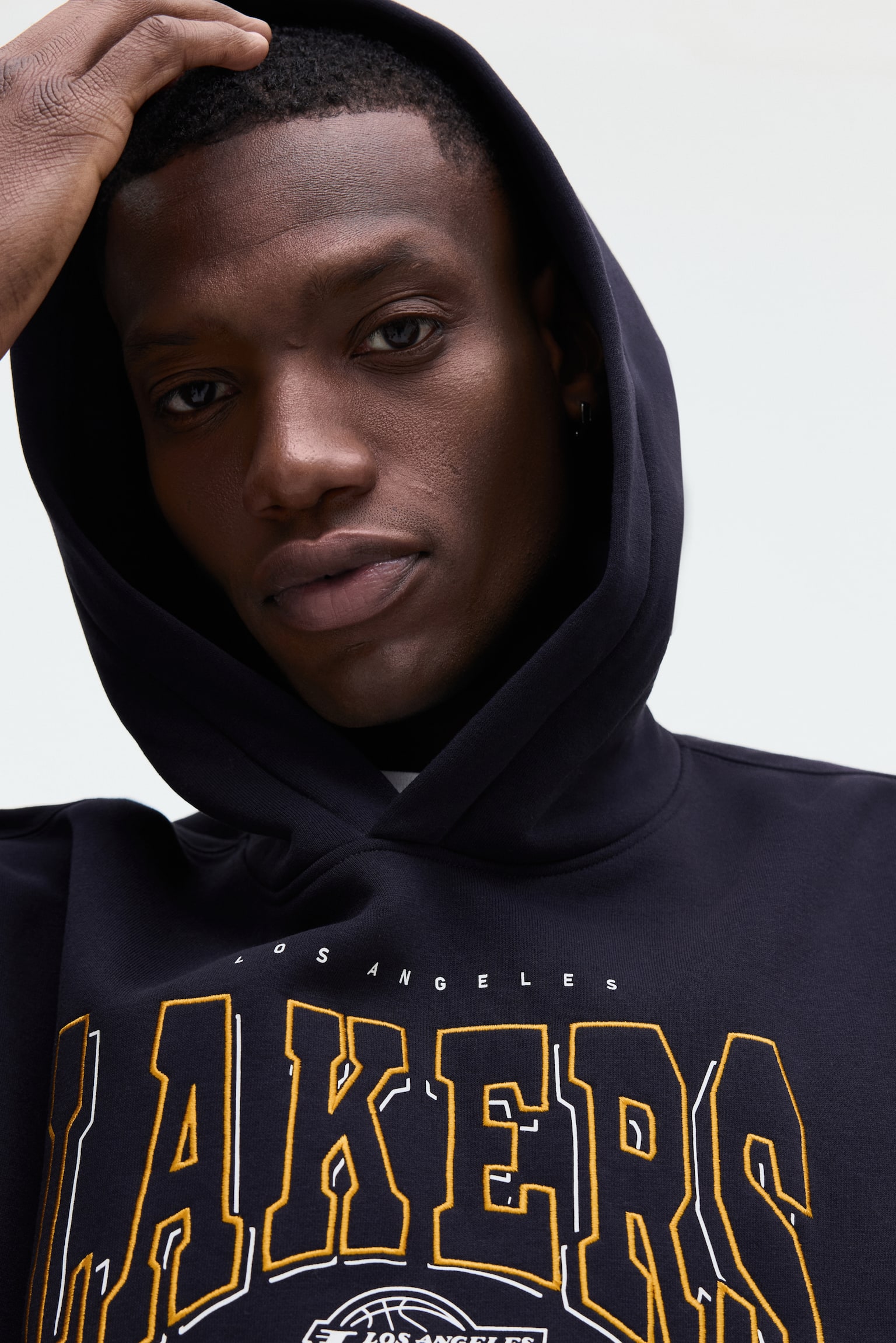 Oversized Fit Printed hoodie - Dark blue/NBA/Black/Iron Maiden - 6