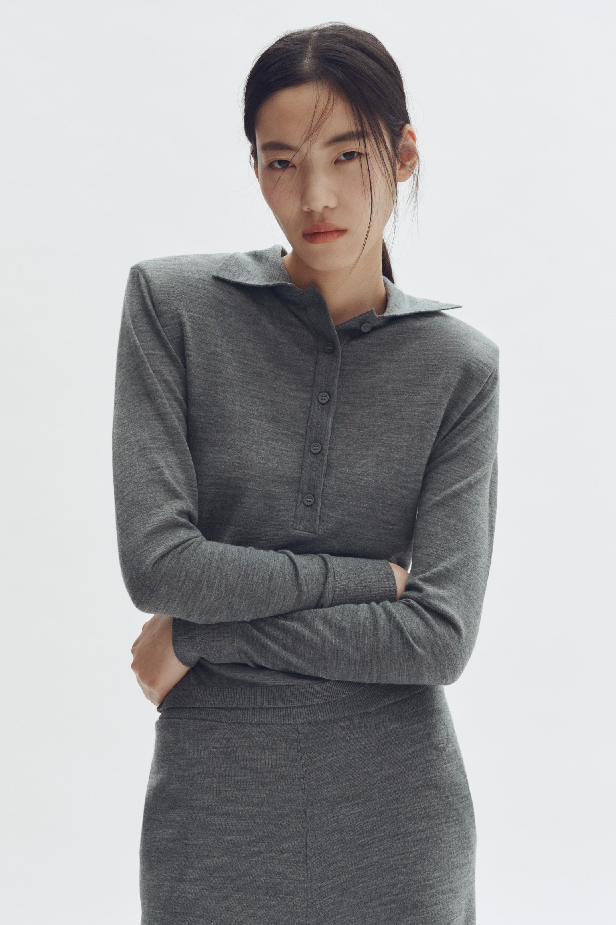 Merino Wool Polo Shirt