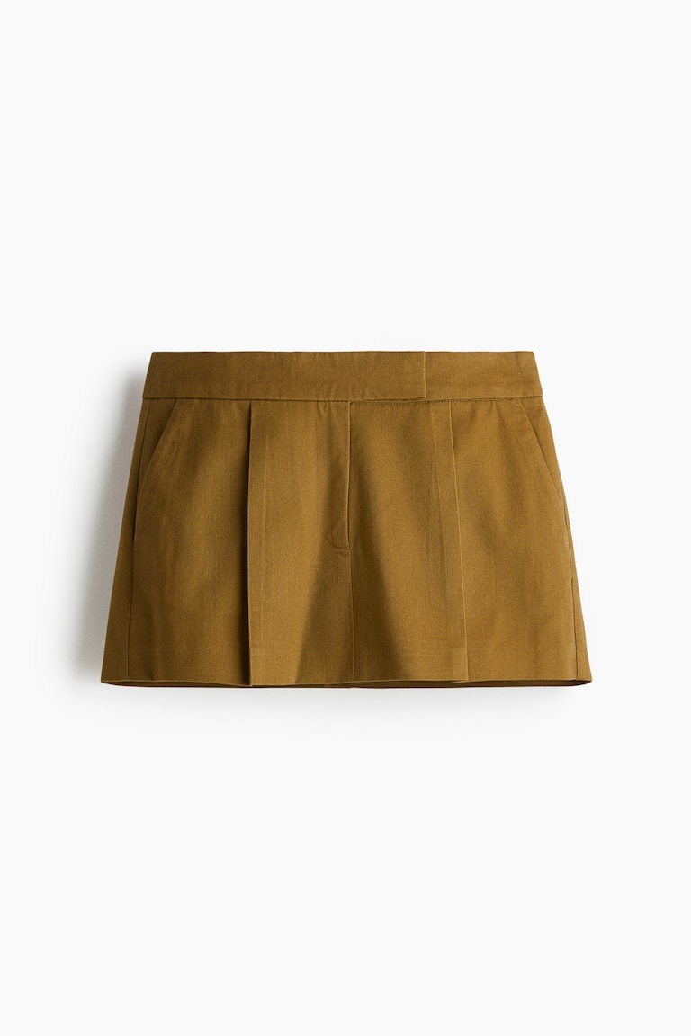 Mini suknja-šorts elegantnog kroja