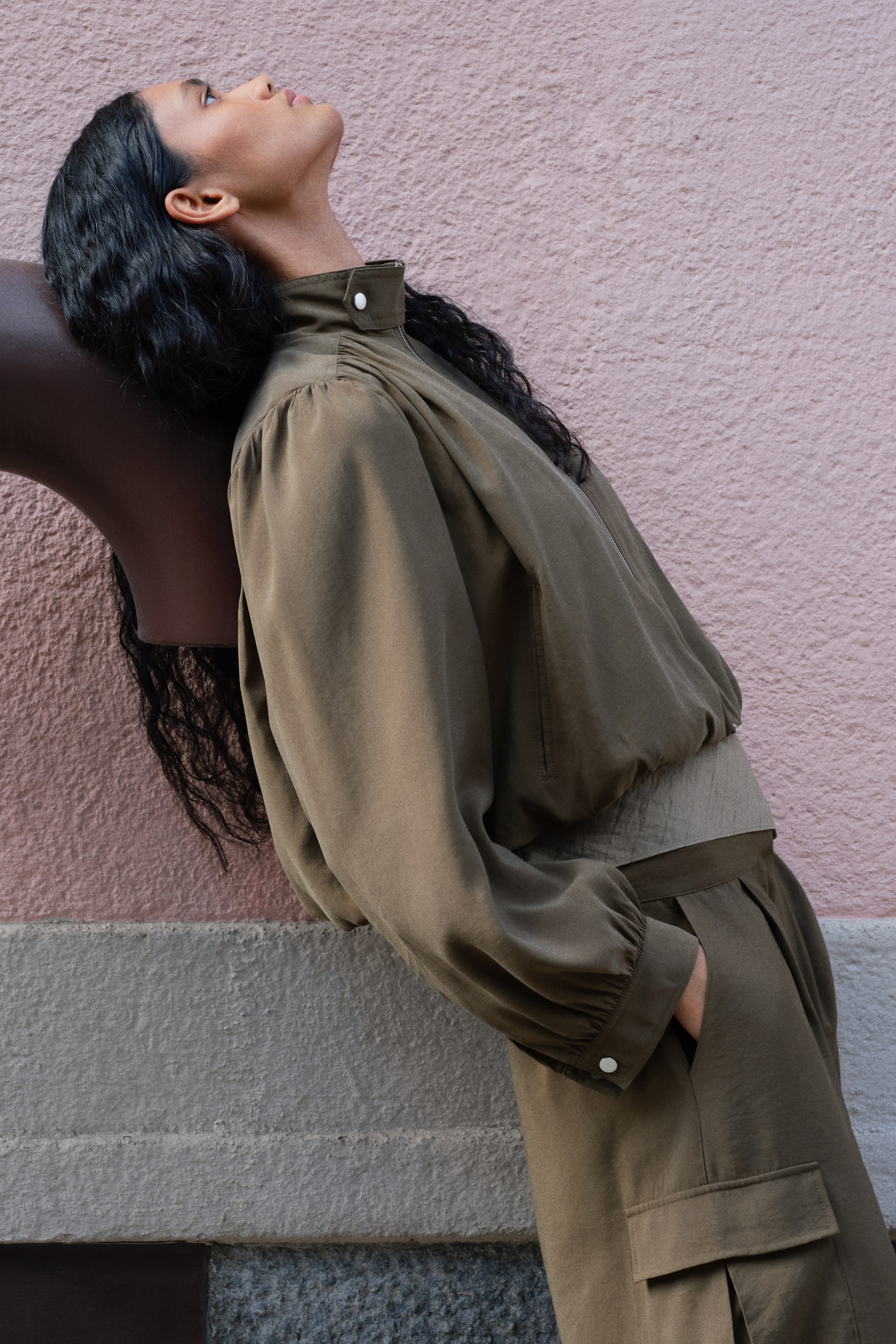 Bubble-Hem Jacket