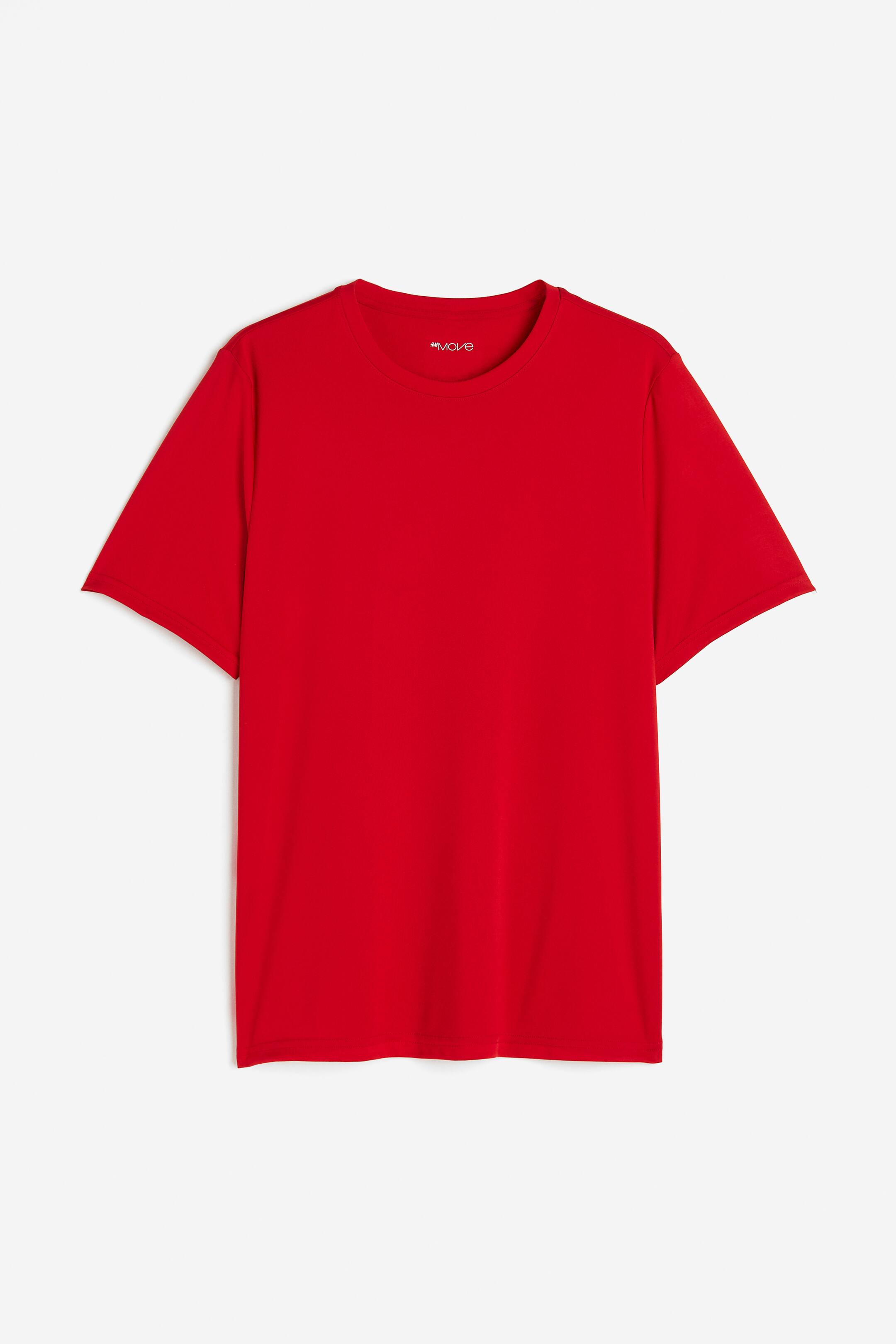 View larger image: Regular-Fit Sports Shirt with DryMove™ - Red - Men | H&M PH 1