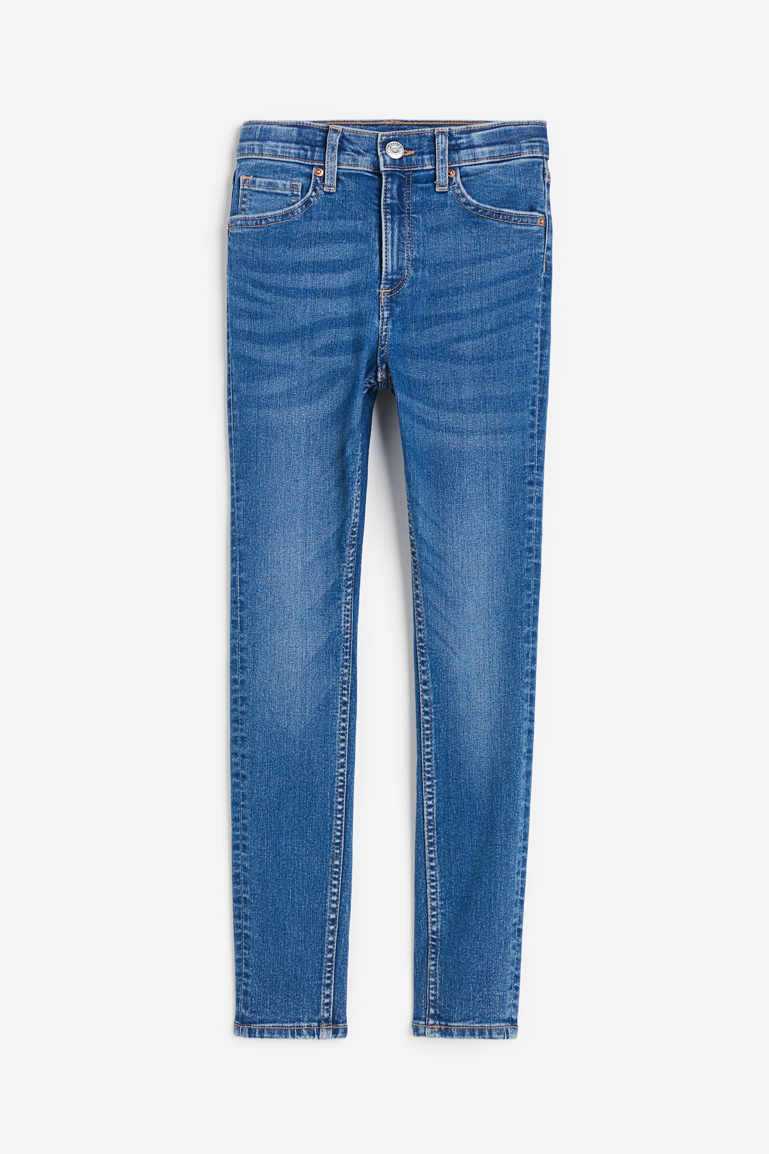 Skinny Fit High Jeans - Denim blue - 1