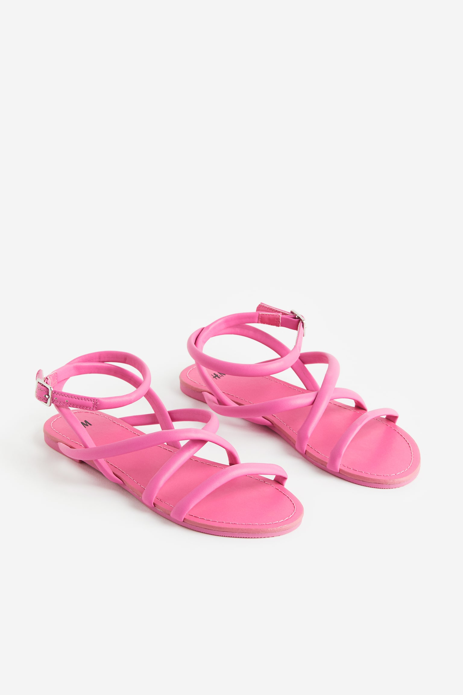 Sandals - Cerise/Black/White - 1