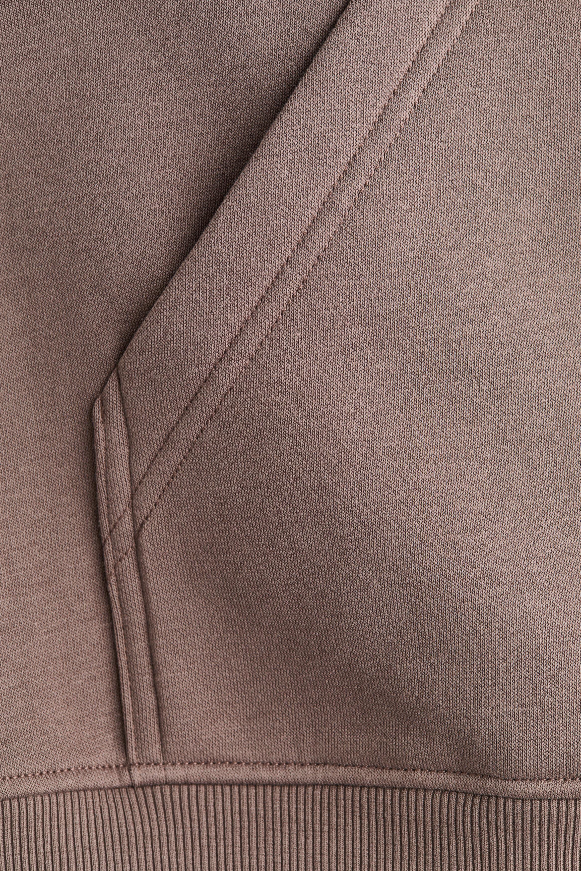 Zip-through hoodie