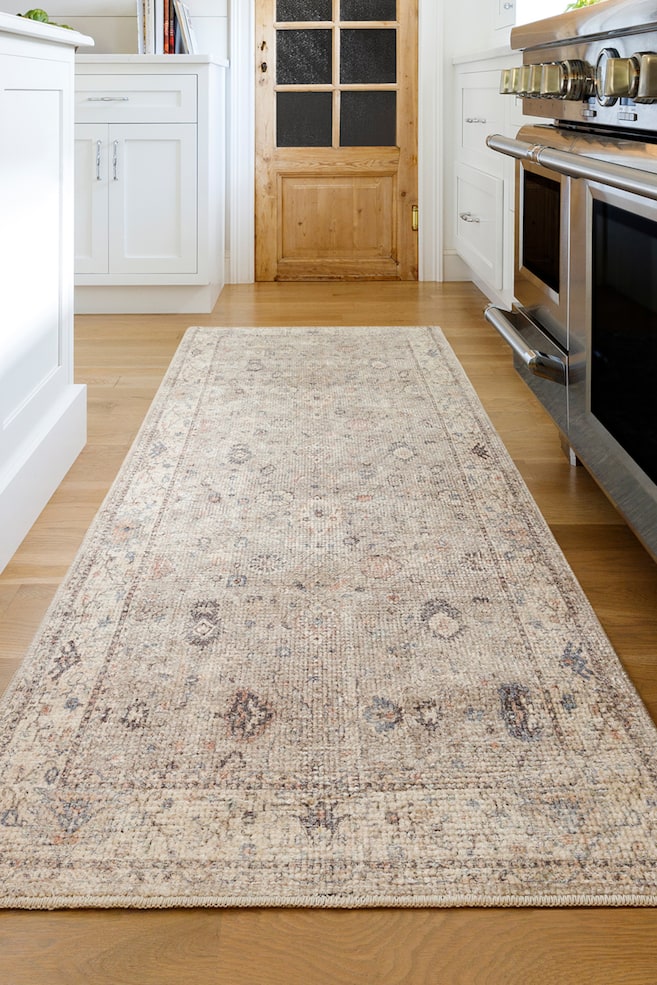 Davina Vintage Traditional Designer Rug - Brown/Grey - 1