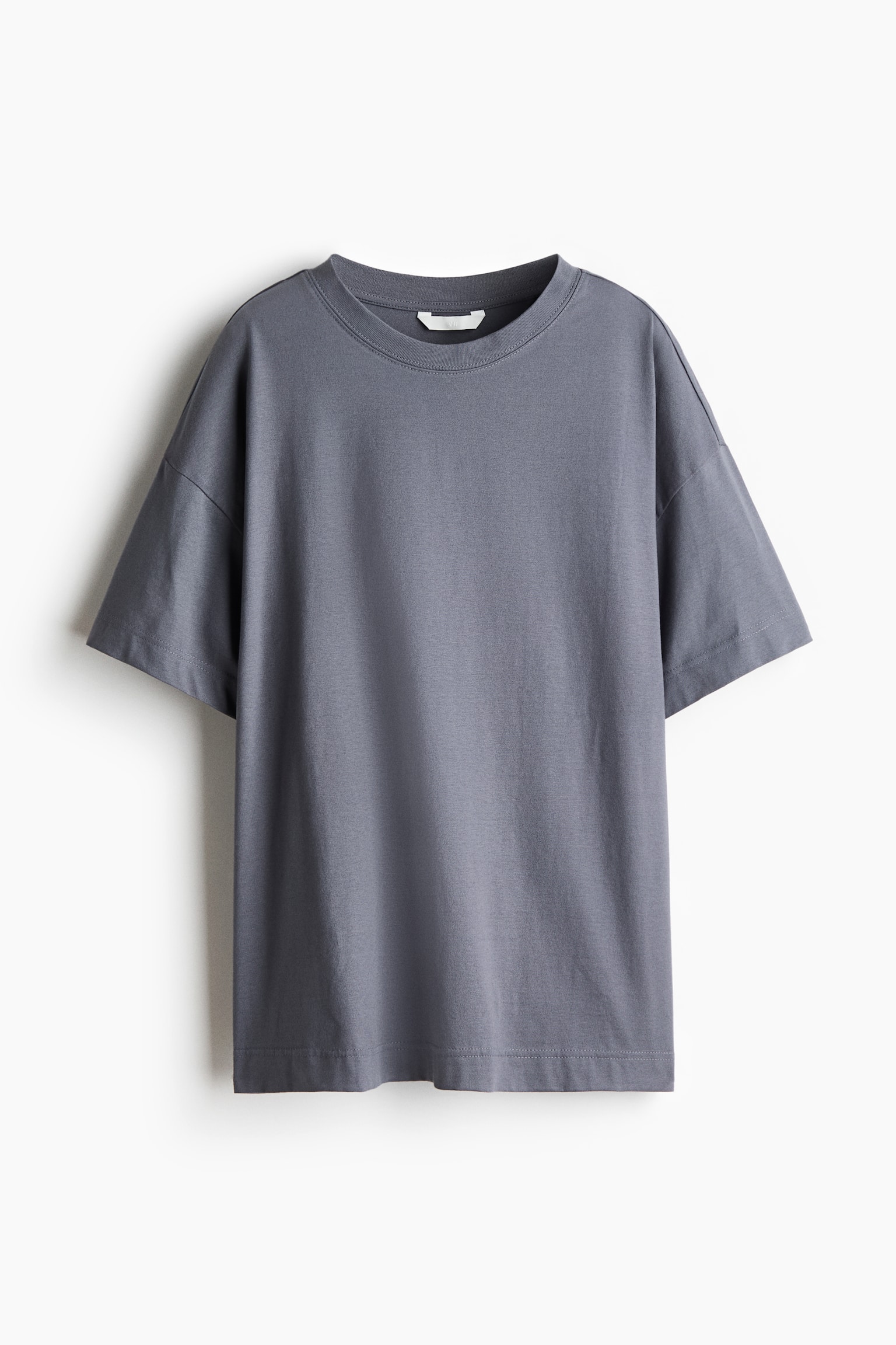 Oversized tričko - Tmavě šedá/Bílá/Černá/Vínová/Tmavomodrá/Vínová/bílé proužky/Šedý melír/Námořnická modř/Khaki zelená/Světle béžová/proužky - 1