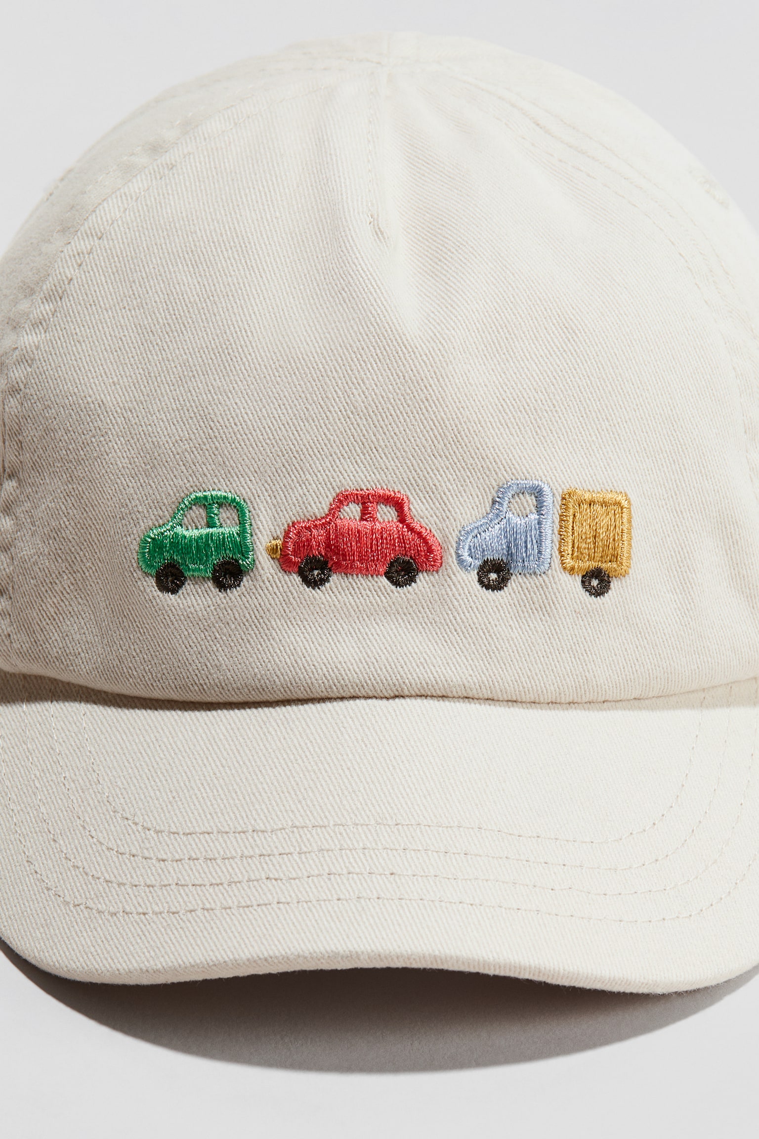 Cotton cap - Light beige/Vehicles/Light pink/Little Dreamer/Mole/Dinosaurs/Light green/Happy/Brown/Happy/Dark denim blue/Dark grey/Red/New York City/Denim blue/Beige/Dogs/Dark mole/New Discoveries/Light green/Mini Adventurer - 2