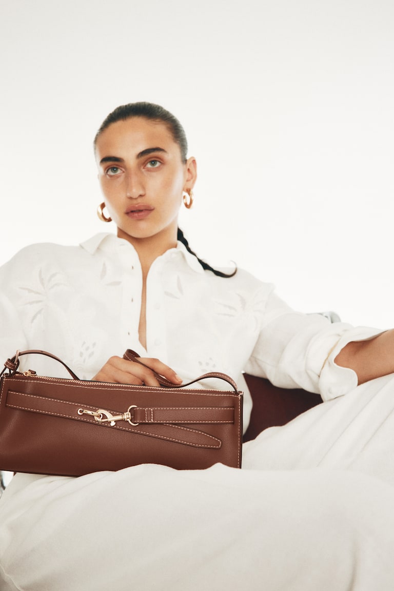 Sac bandoulière rectangulaire Marron FEMME H&M FR