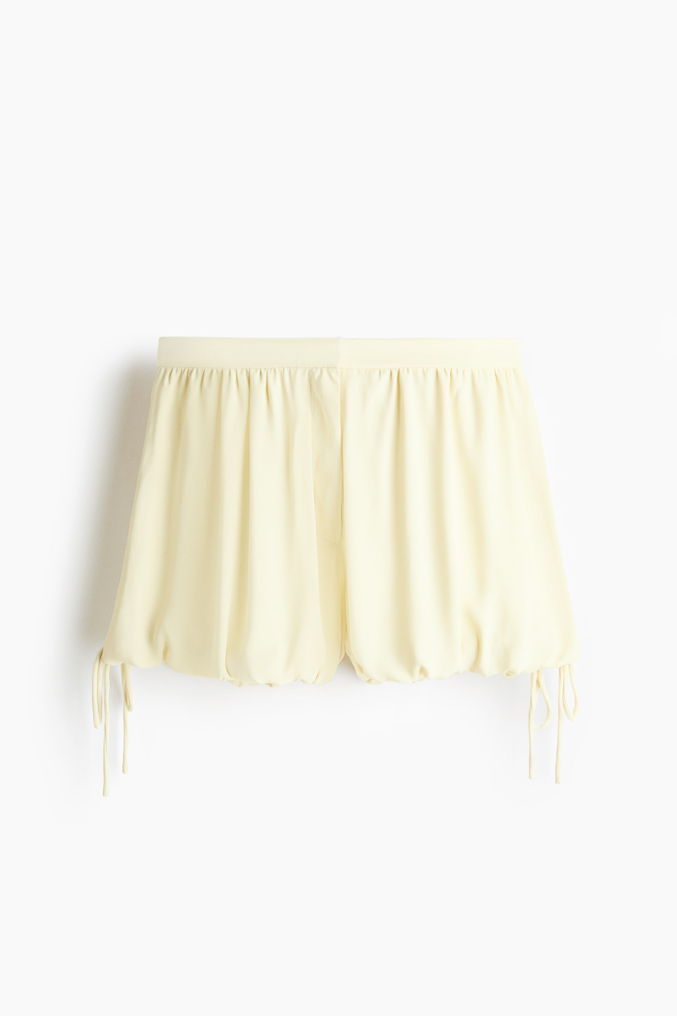 Drawstring-Detail Balloon-Leg Shorts