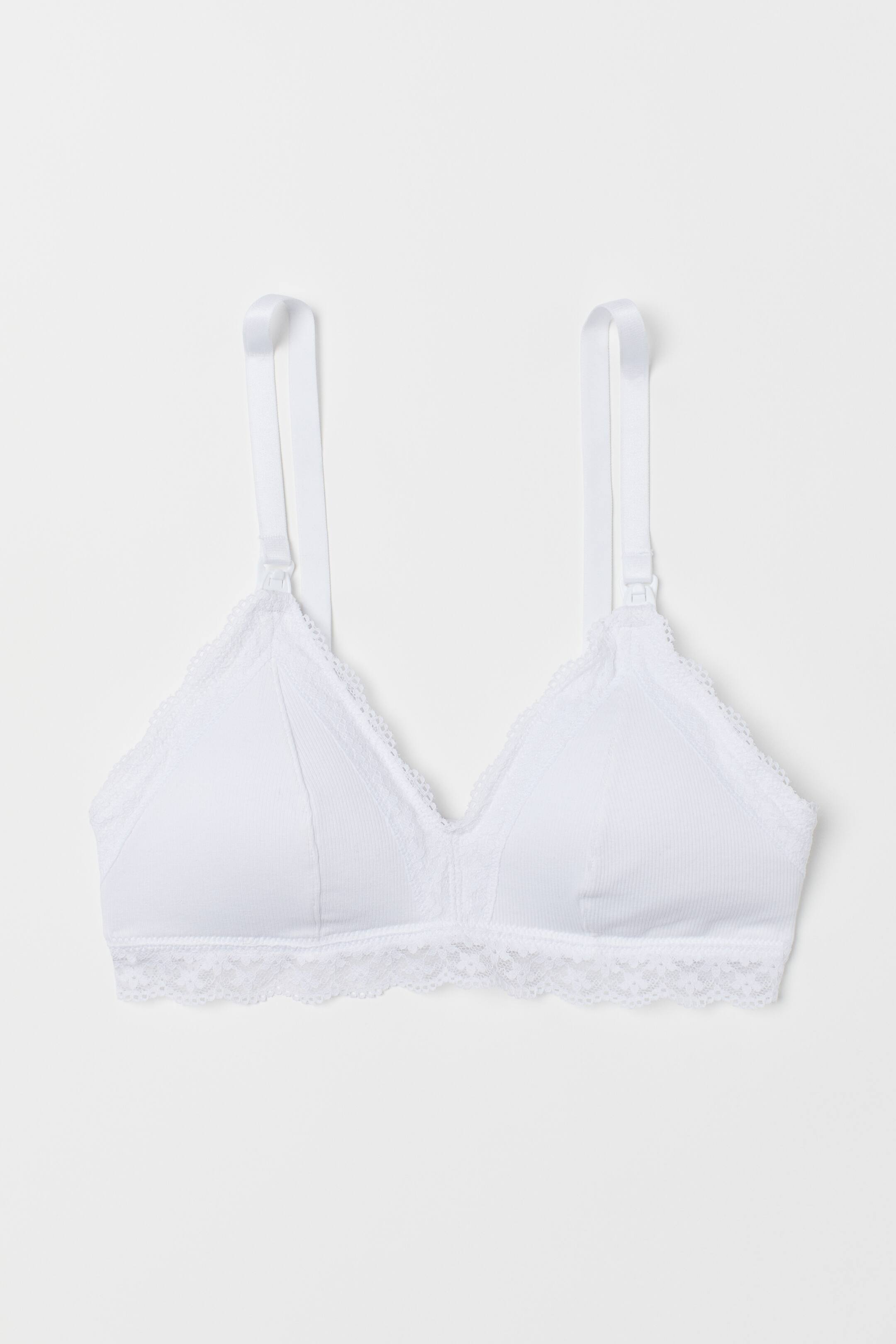 Zobacz większy obraz: MAMA Biustonosz dla karmiącej - Biały - ONA | H&M PL 1