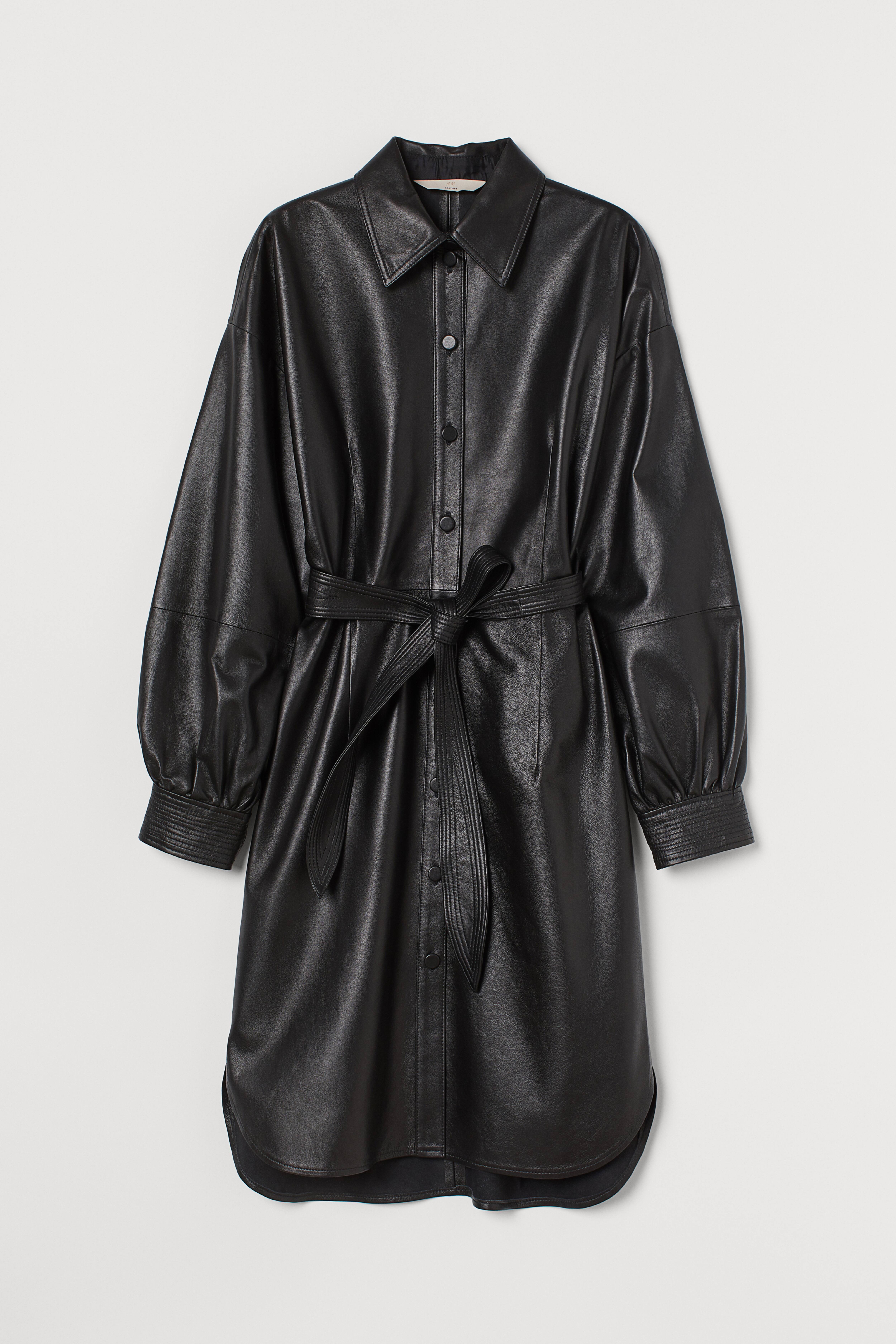 Robe simili cuir h&m sale